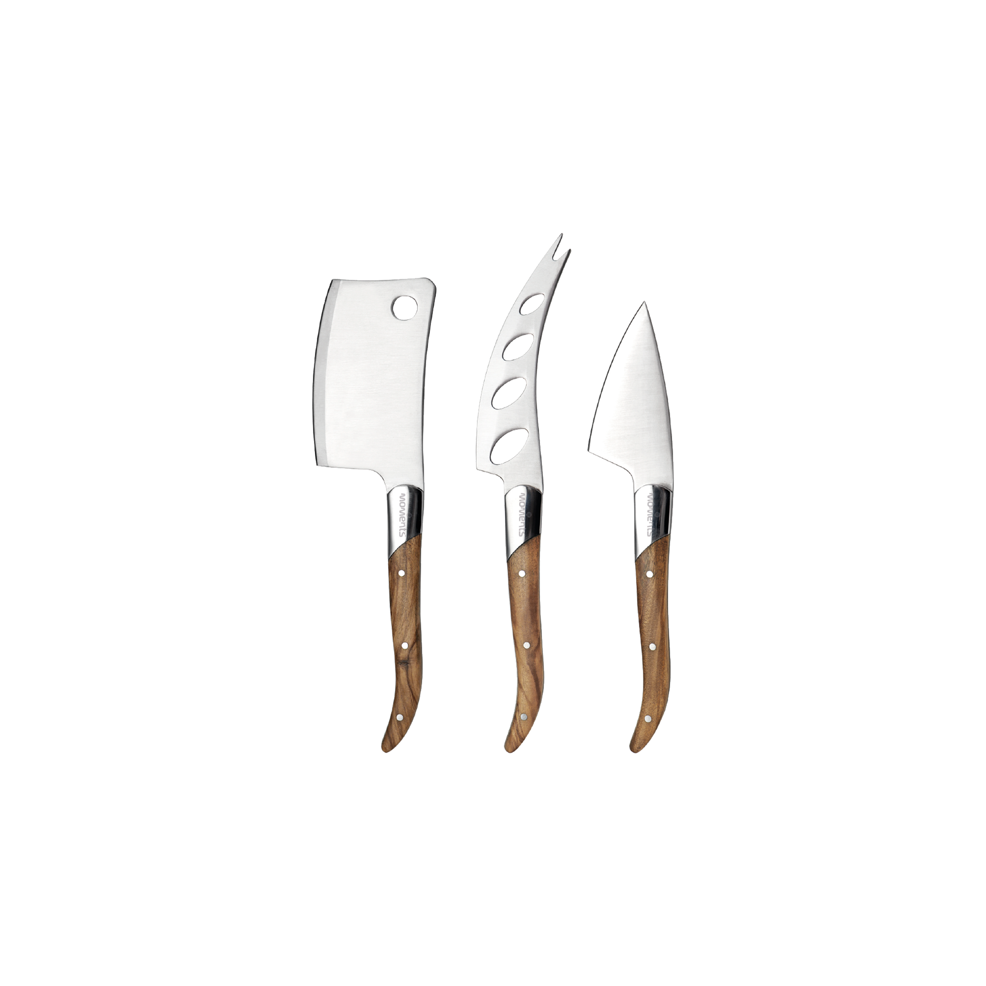 Moments Kaasmessen Olijfhout set van 3