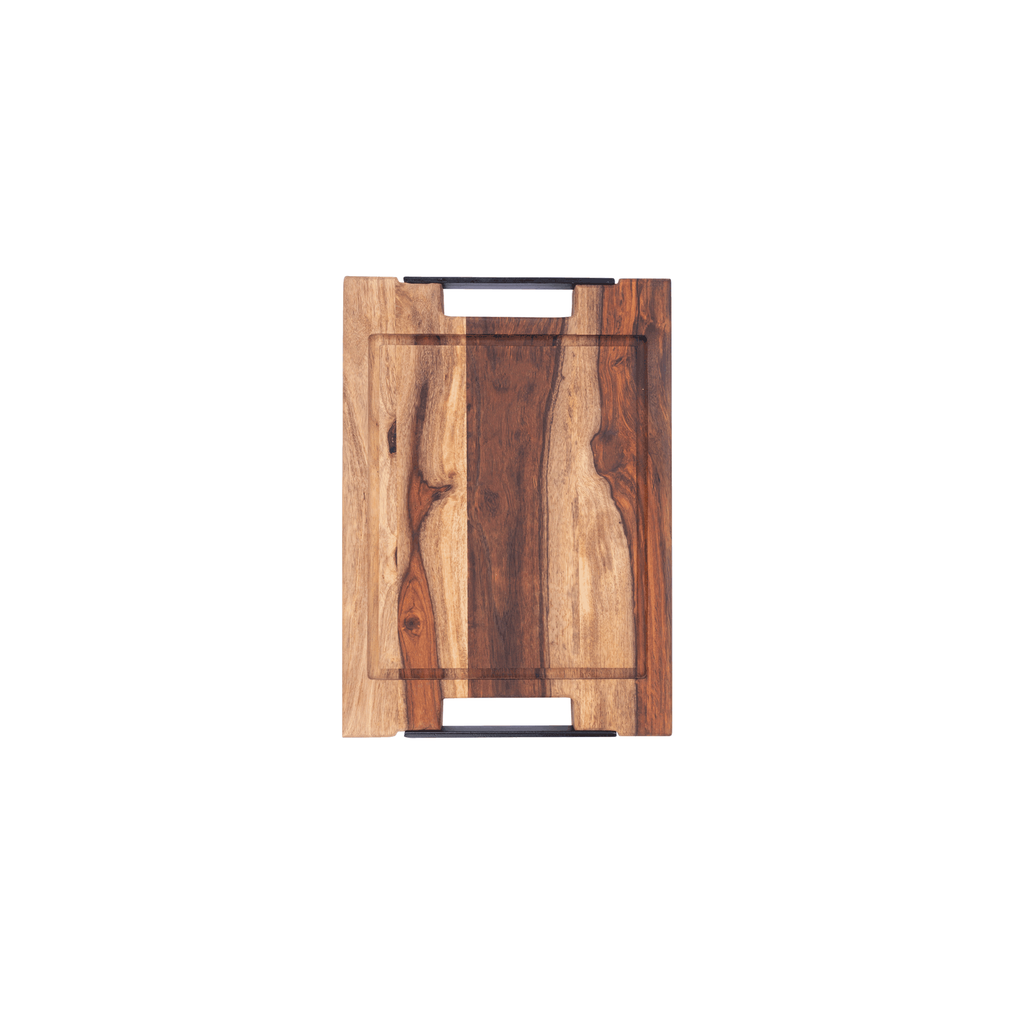 Pure Rose Wood Steakplank sapgoot en handvatten 35 x 25 cm