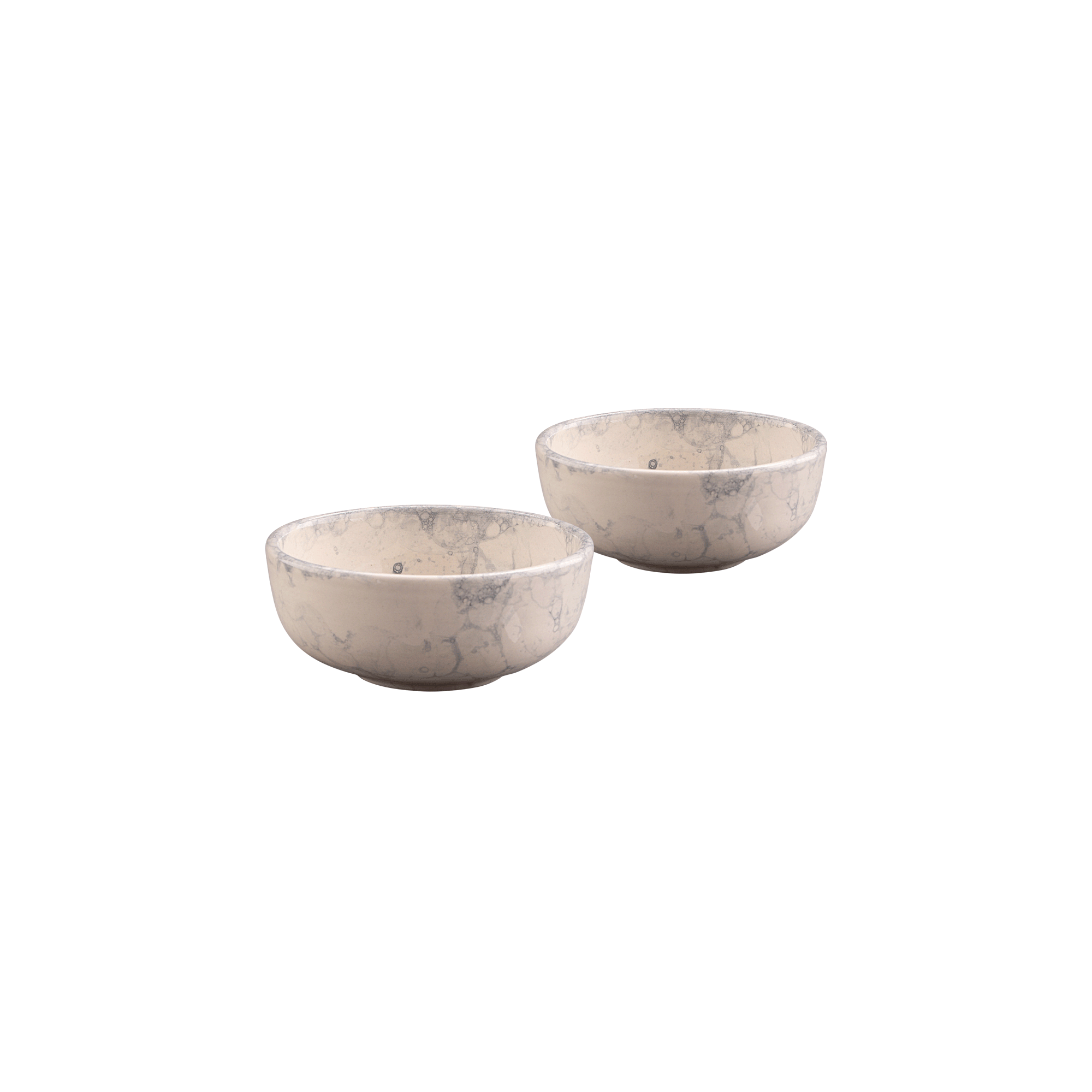 Espuma Schaal 11 cm grijs - set 2 pcs