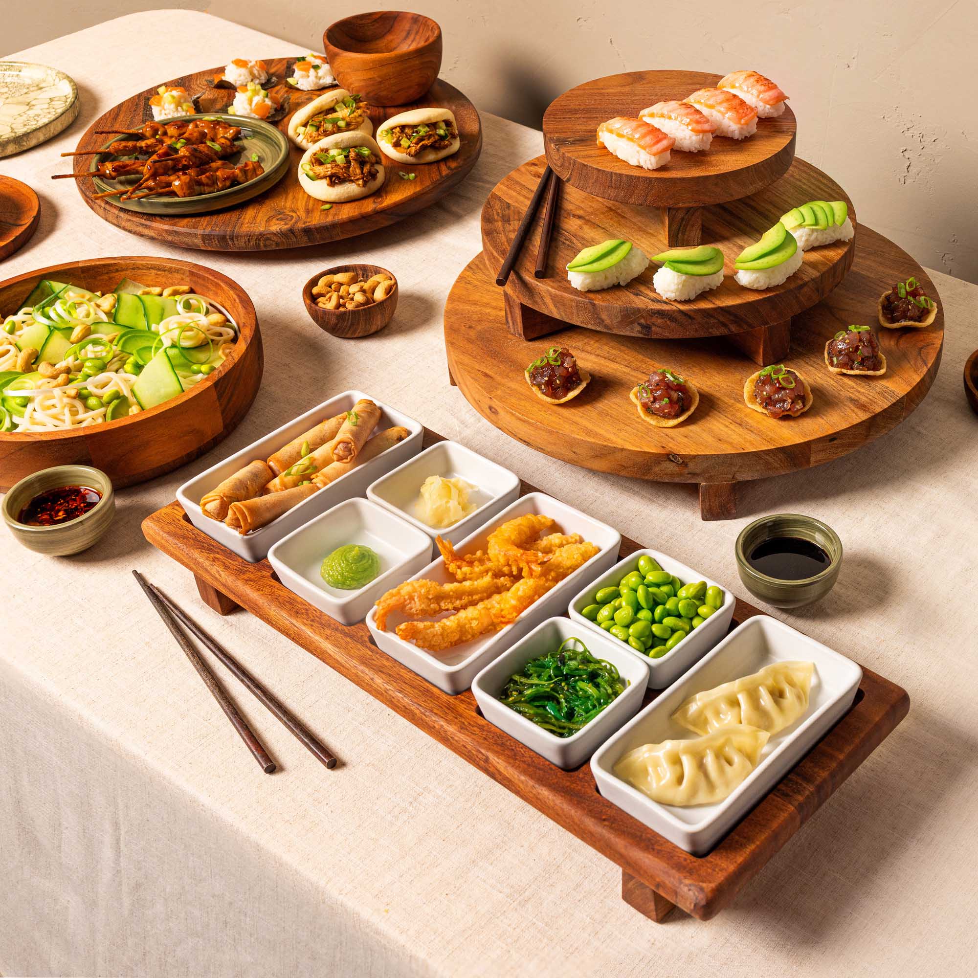 Pure Acacia Wood Borrelplateau 25x6 cm