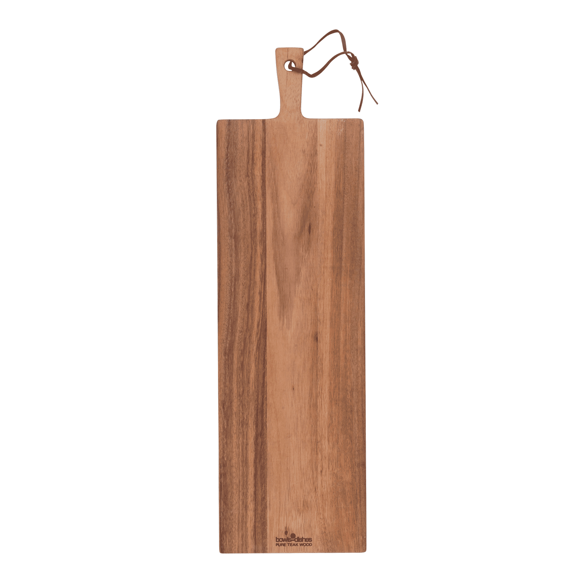 Pure Teak Wood Serveerplank 69 x 20 x 2 cm