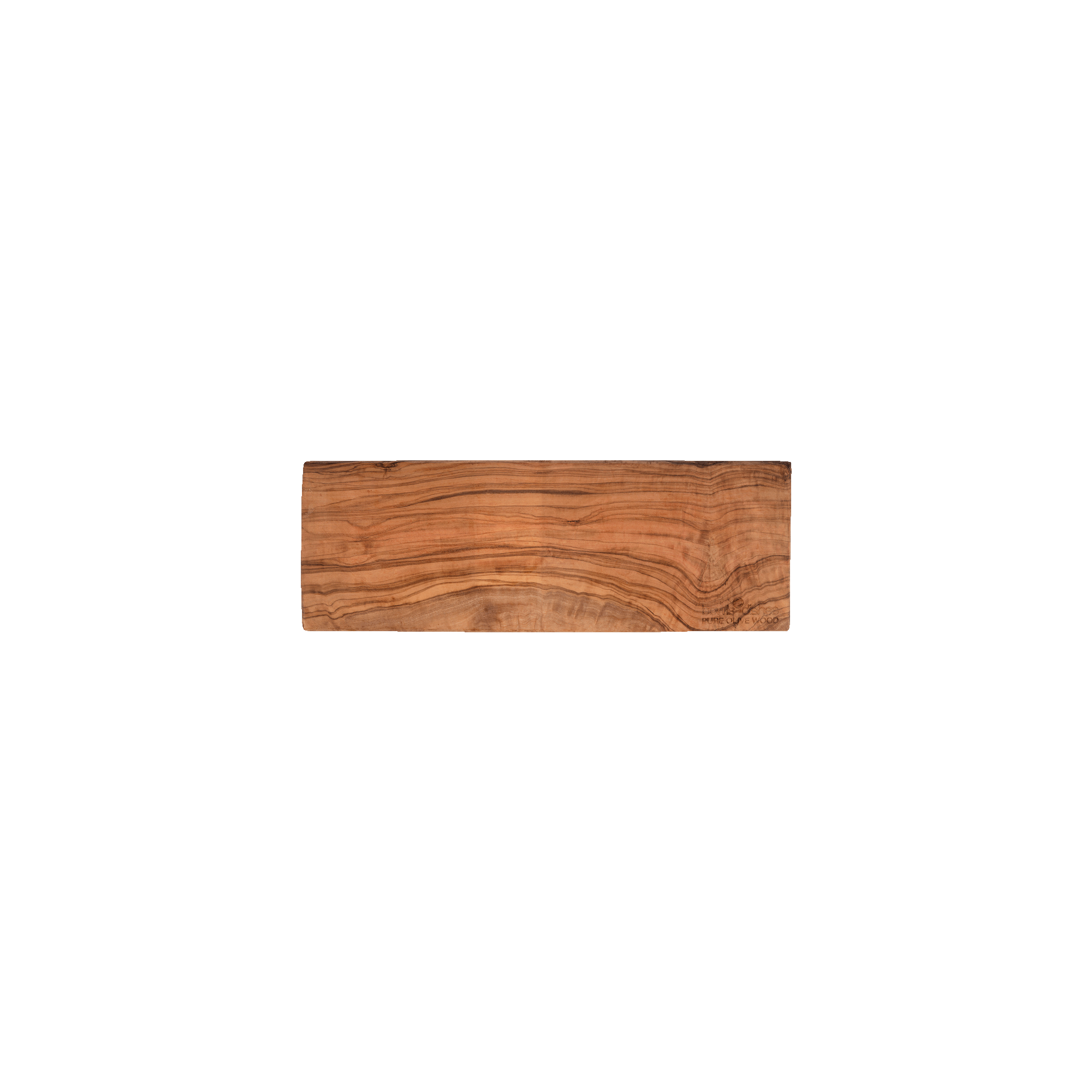 Olijfhouten plank rechthoekig 35 cm dikte 1,5 cm