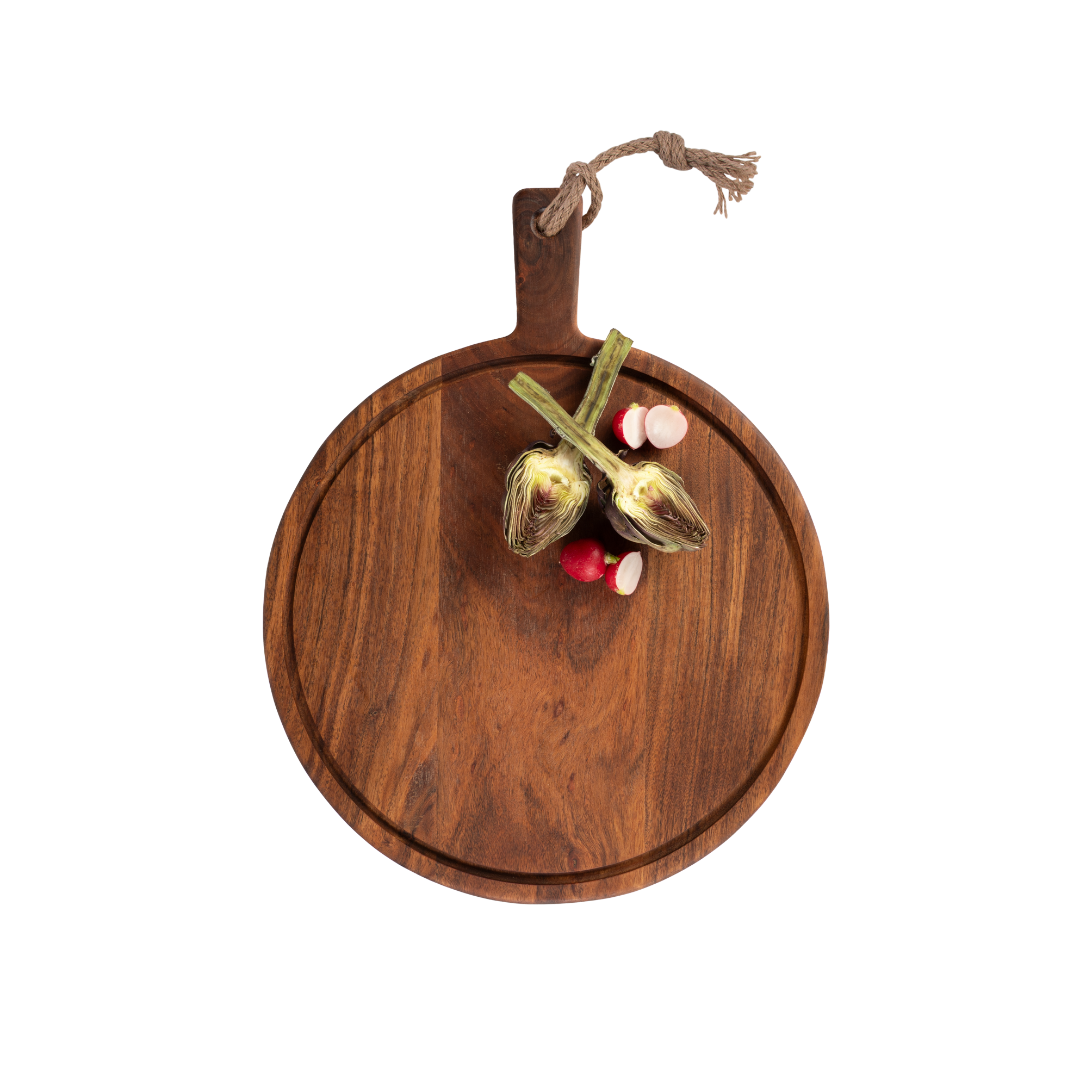 Pure Acacia Wood Serveerplank 39x3.5 cm