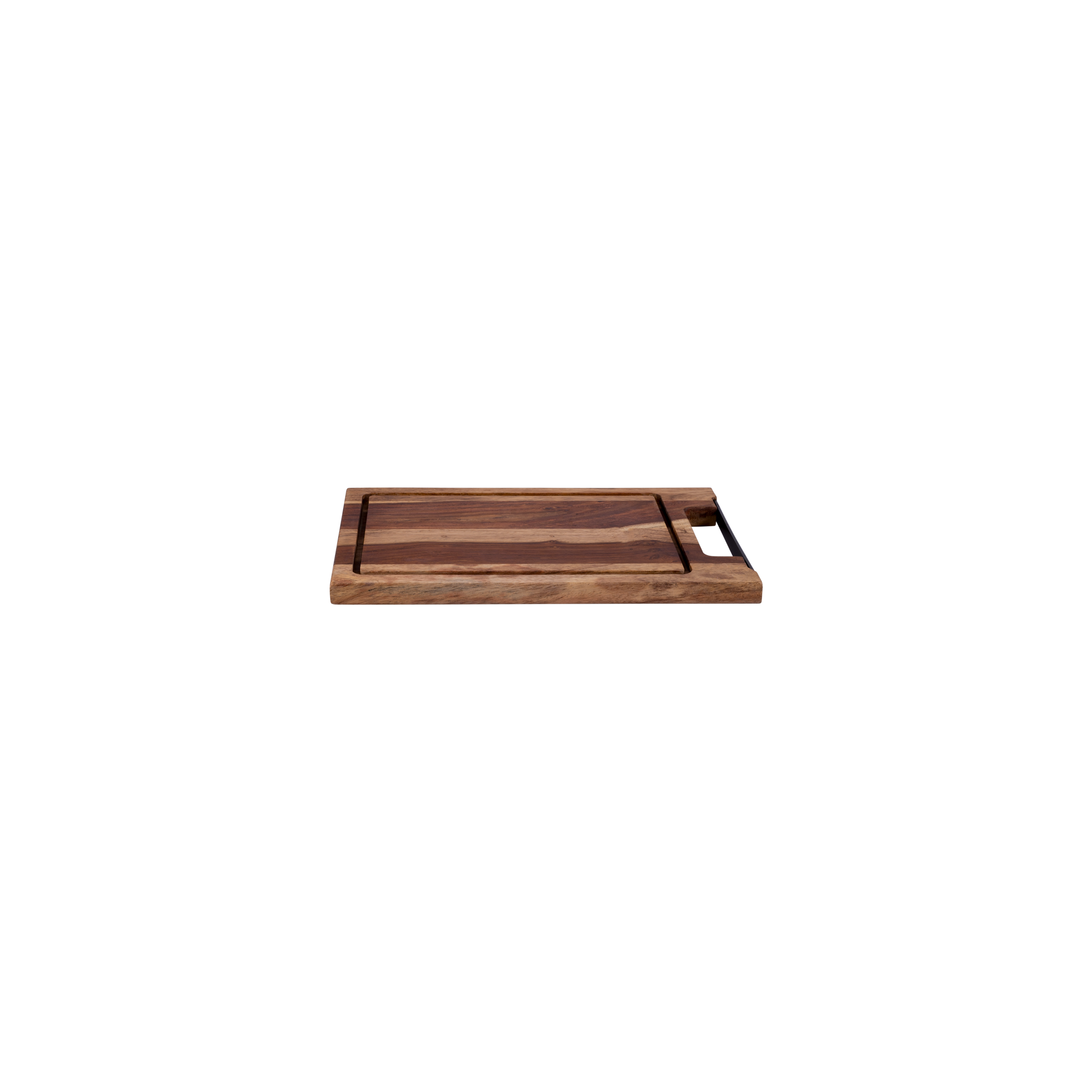 Pure Rose Wood Serveerplank recht met sapgoot 32 cm