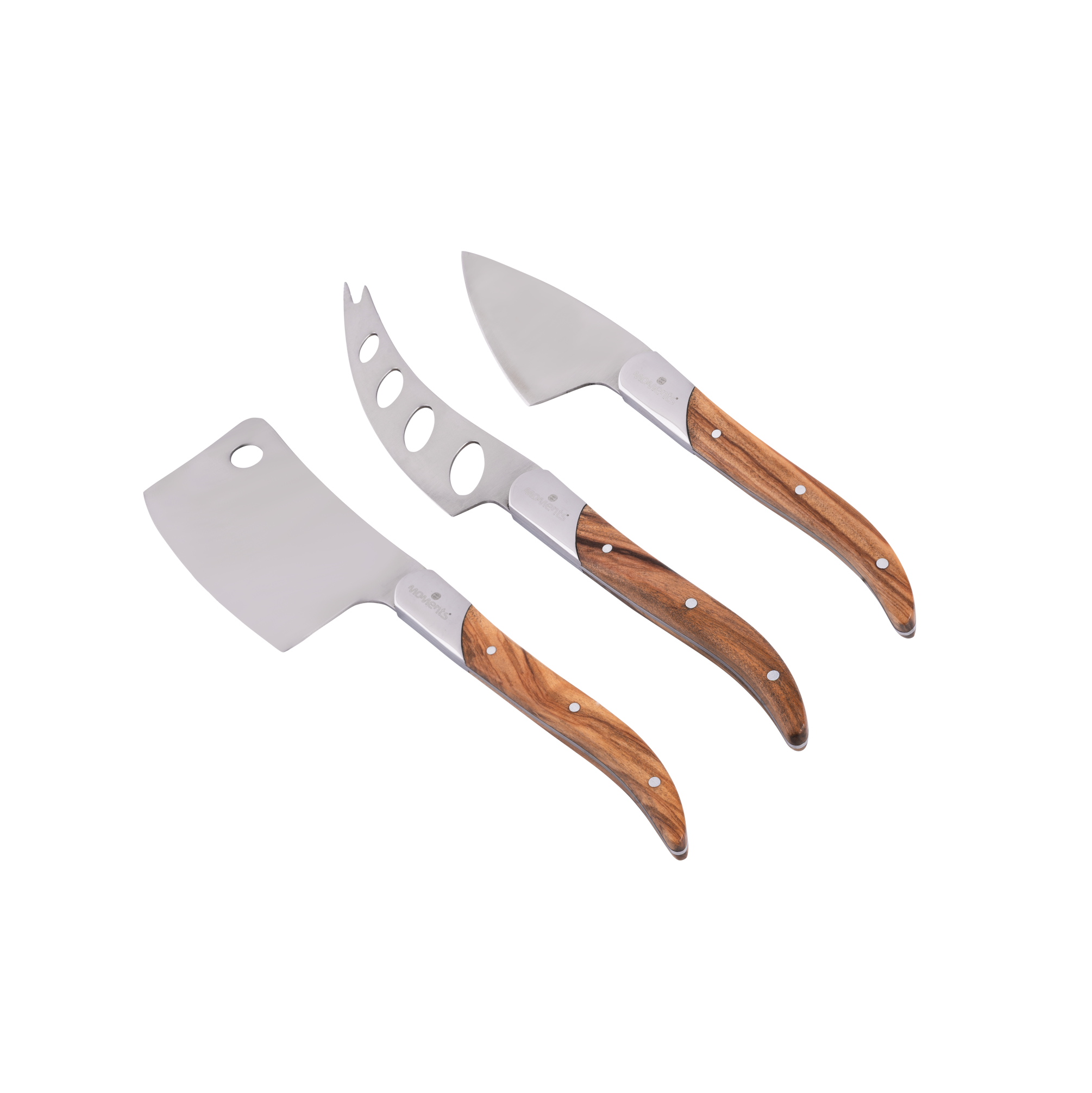 Moments Kaasmessen Olijfhout set van 3