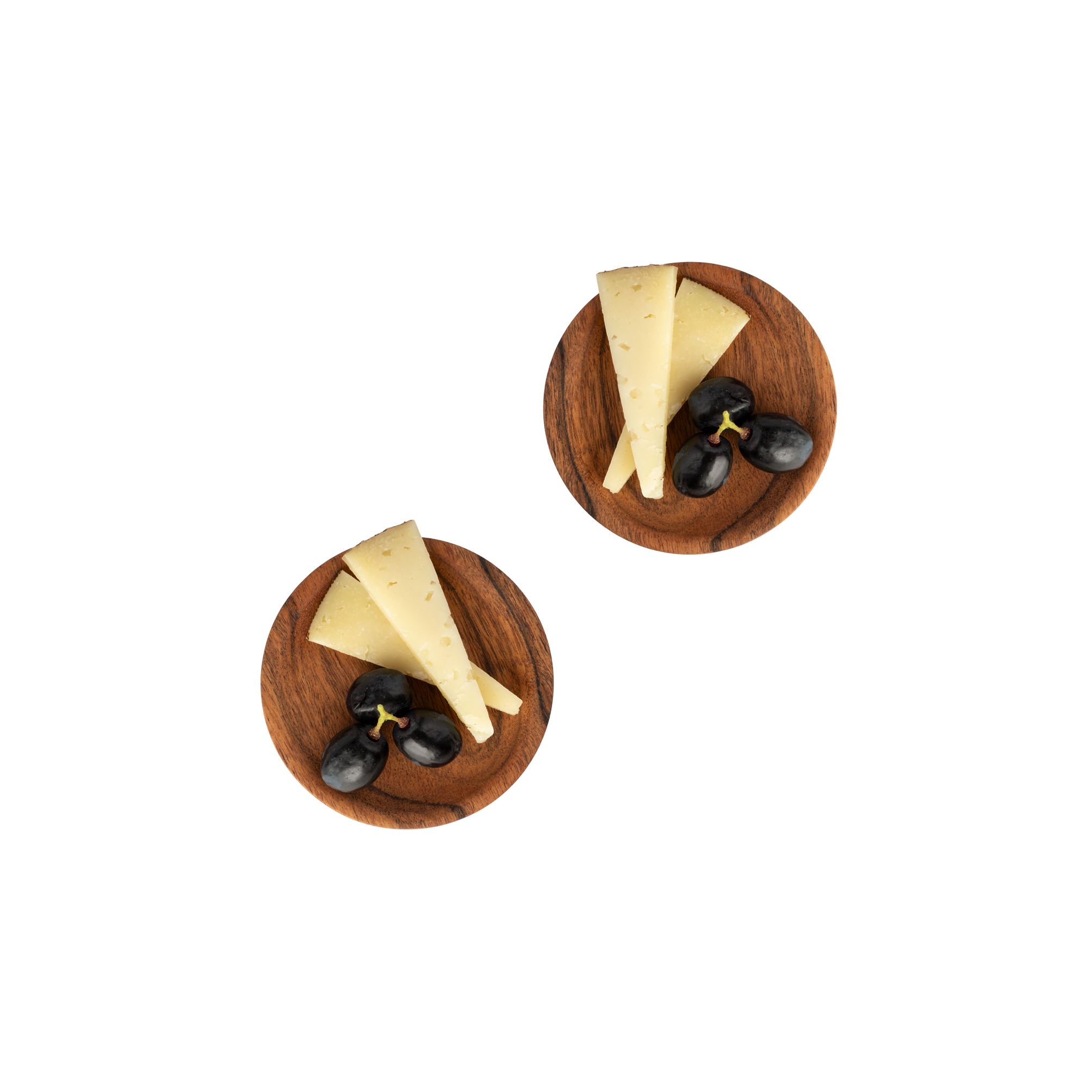 Pure Acacia Wood Tapasbordje 10 cm set van 2