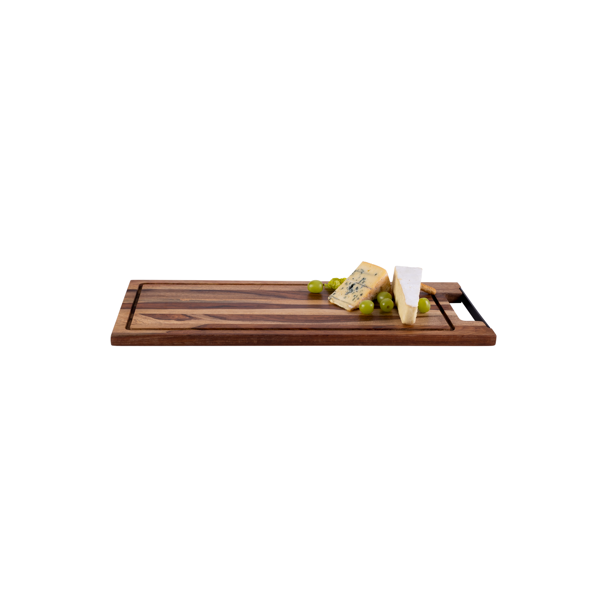 Pure Rose Wood Serveerplank recht met sapgoot 49 cm