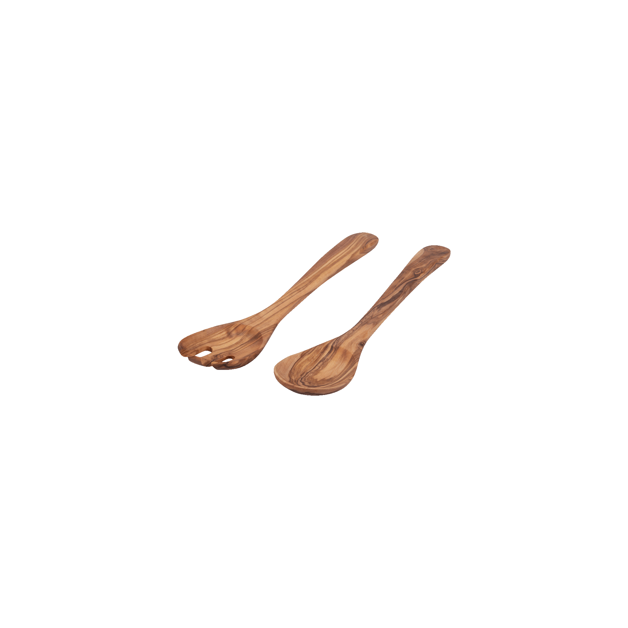 Olijfhouten Slacouvert 3-tand (30 cm)