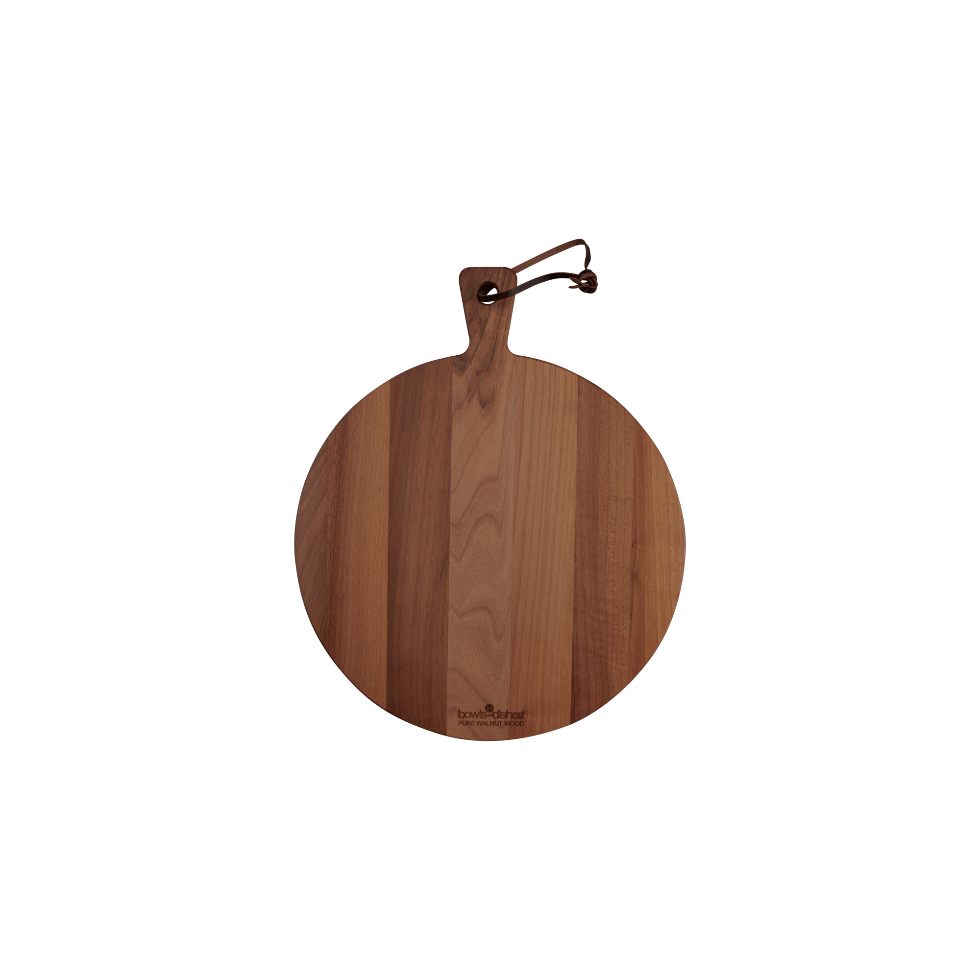 Pure Walnut Wood Serveerplank rond Ø 30 x 1,8 cm