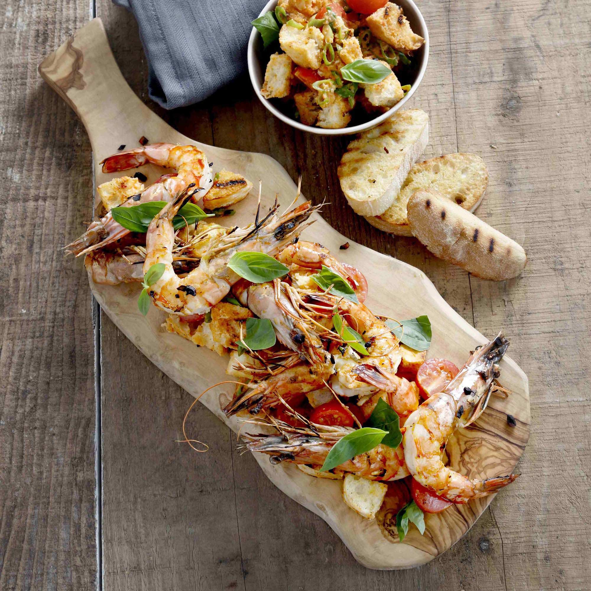 Olijfhouten Serveerplank Rustique met handvat 40-45 cm