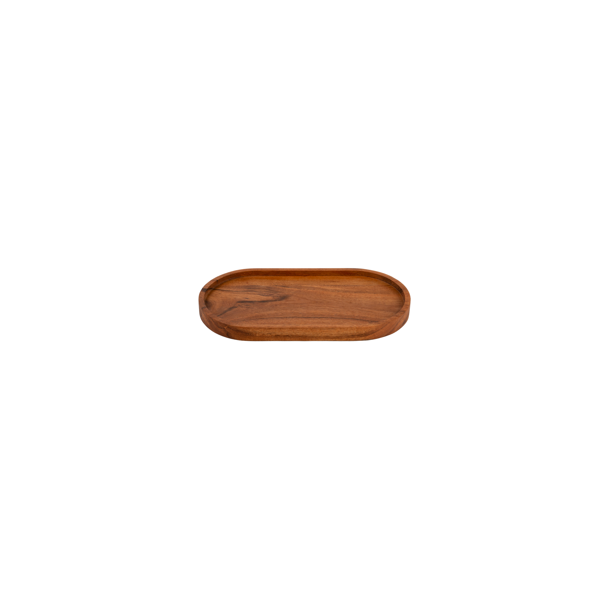 Pure Acacia Wood Serveertray ovaal M 27x14.5 cm