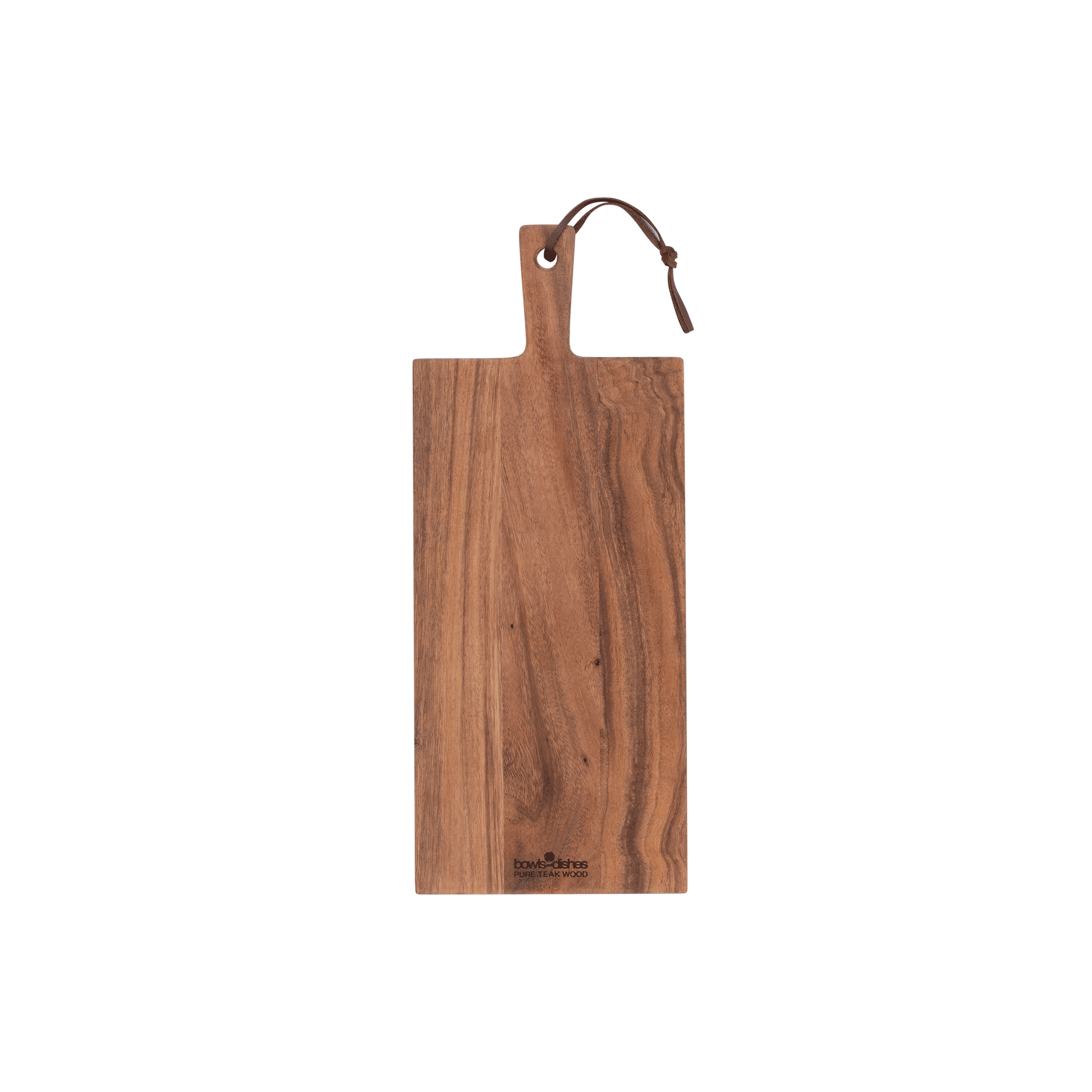 Pure Teak Wood Serveerplank 49 x 20 x 2 cm