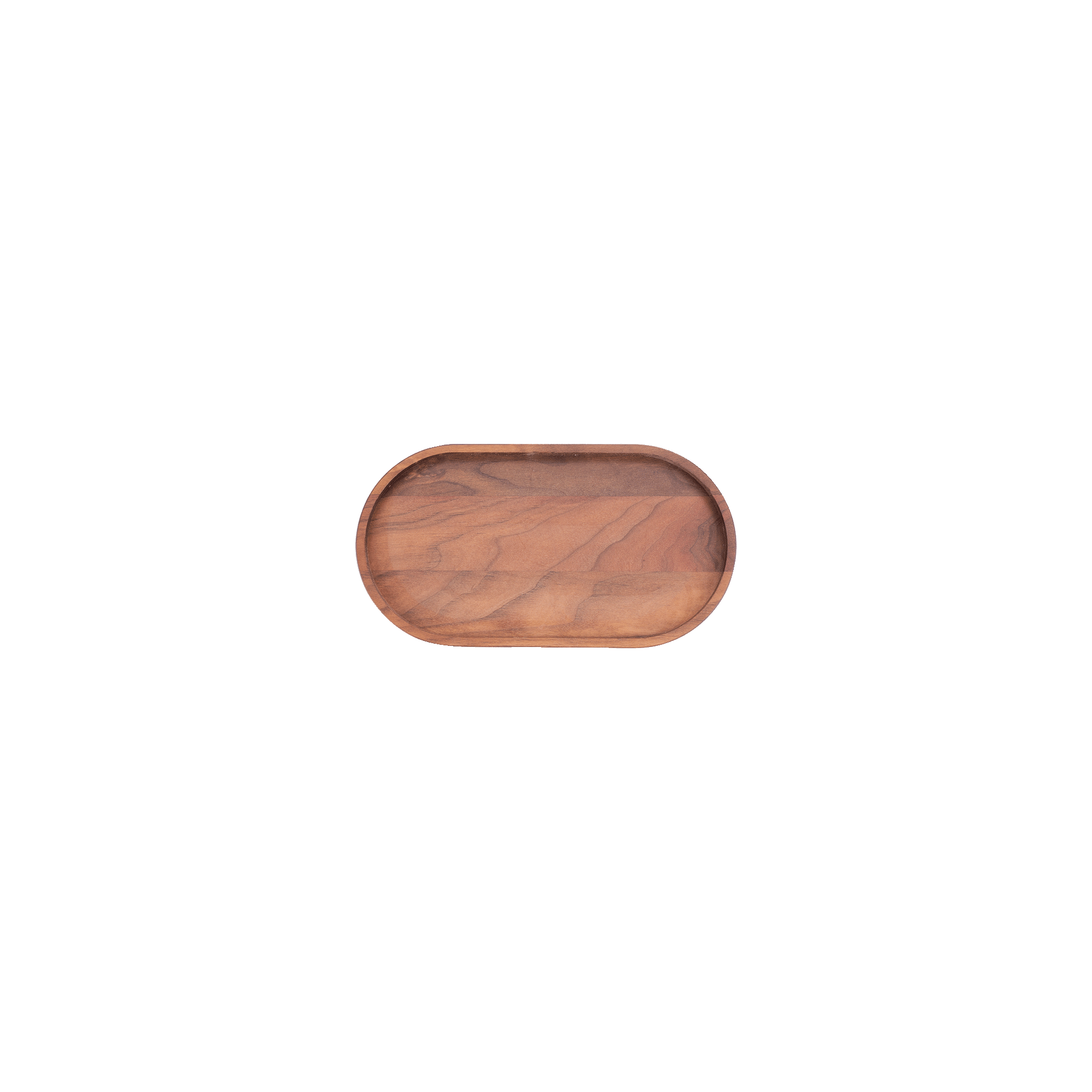Pure Walnut Wood Serveertray ovaal M 27 x 14,5 cm