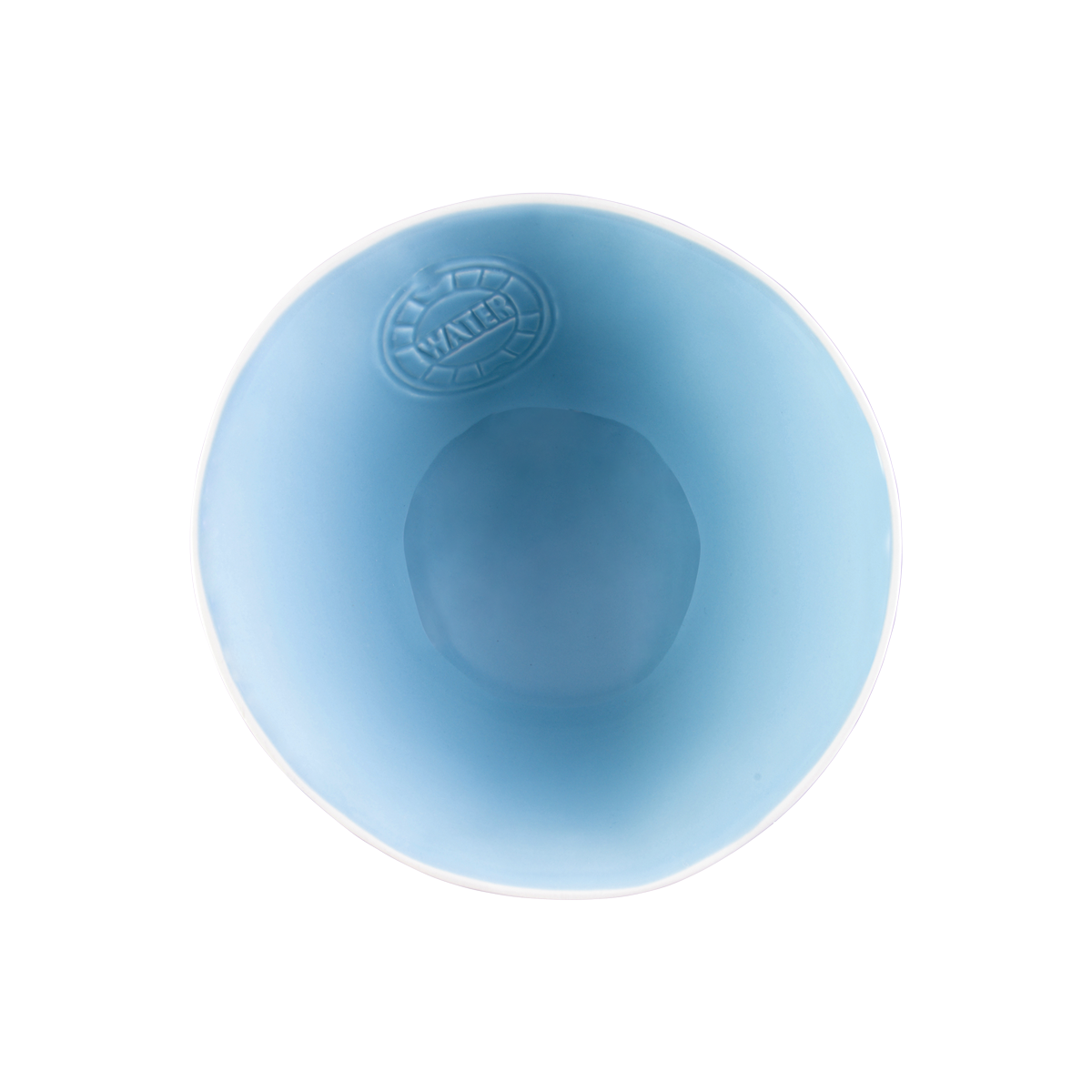 WateR Saladeschaal hoog 26 cm ijsblauw