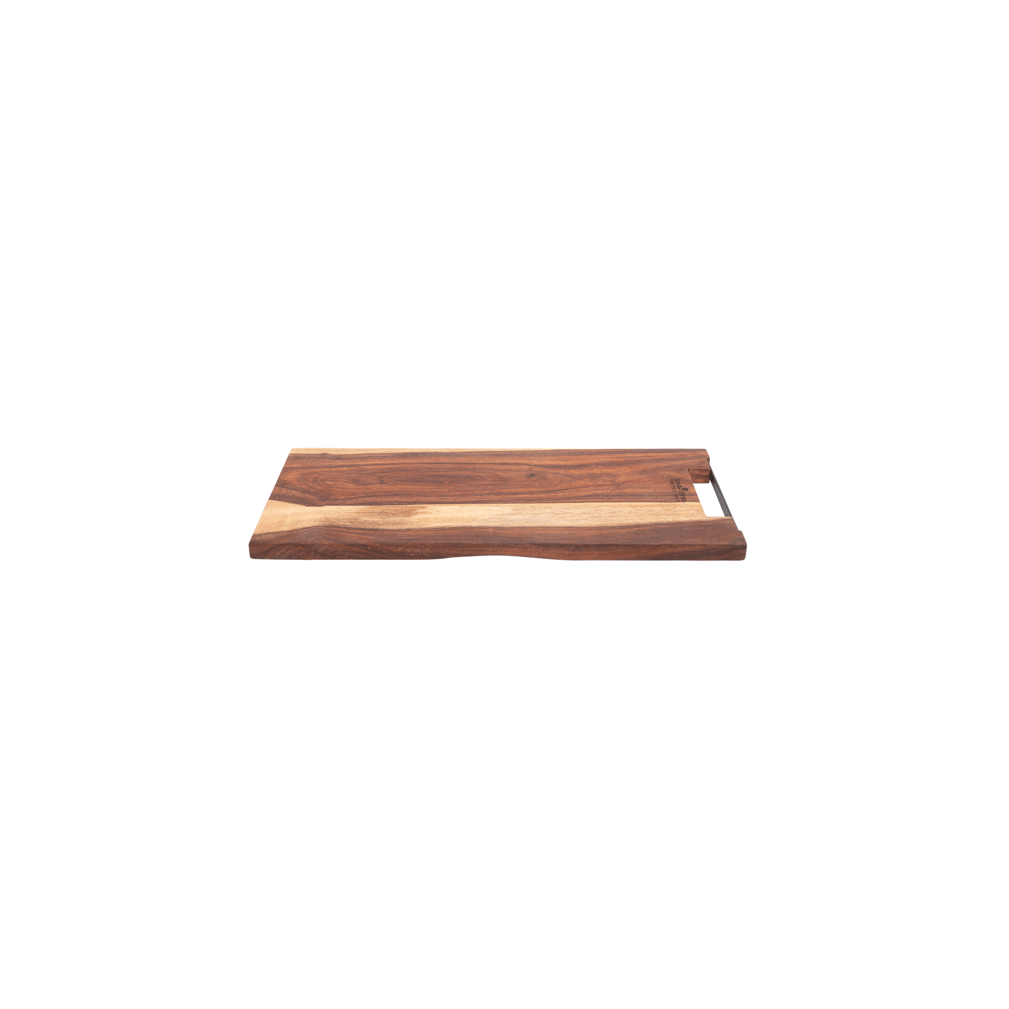 Pure Rose Wood Serveerplank recht met metalen handvat 39 cm