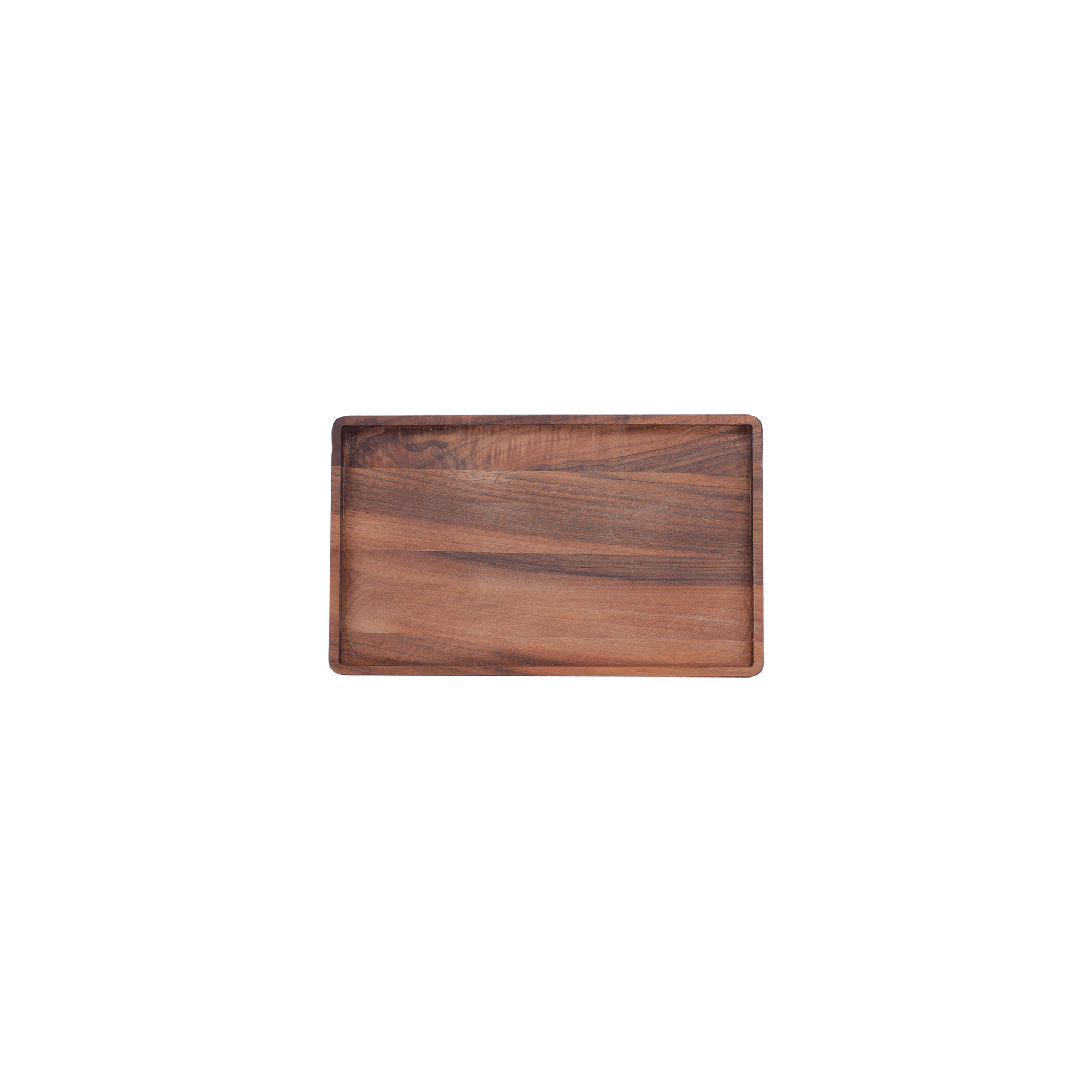 Pure Walnut Wood Serveertray rechthoekig L 28 x 17 cm