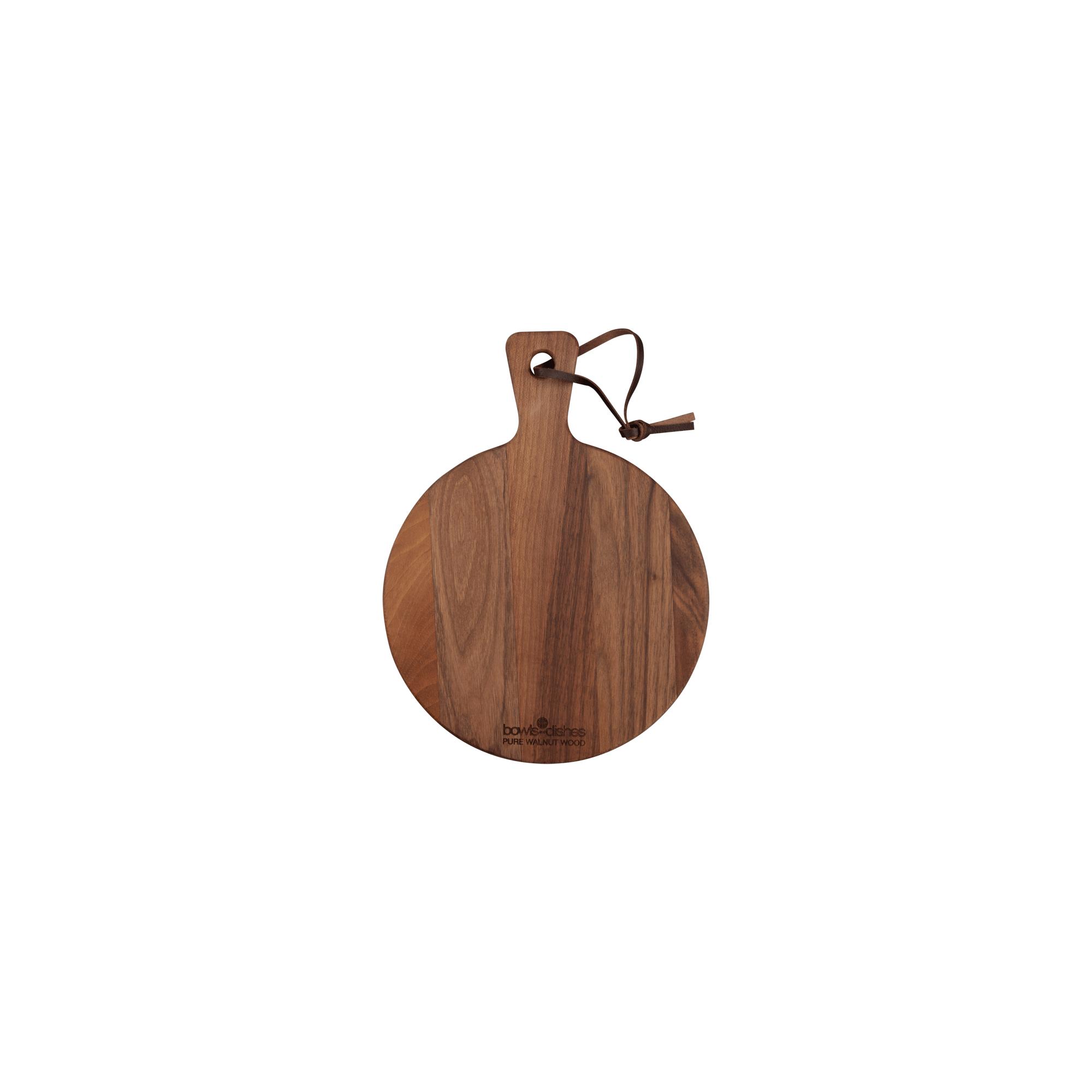 Pure Walnut Wood Serveerplank rond Ø 20 x 1,8 cm