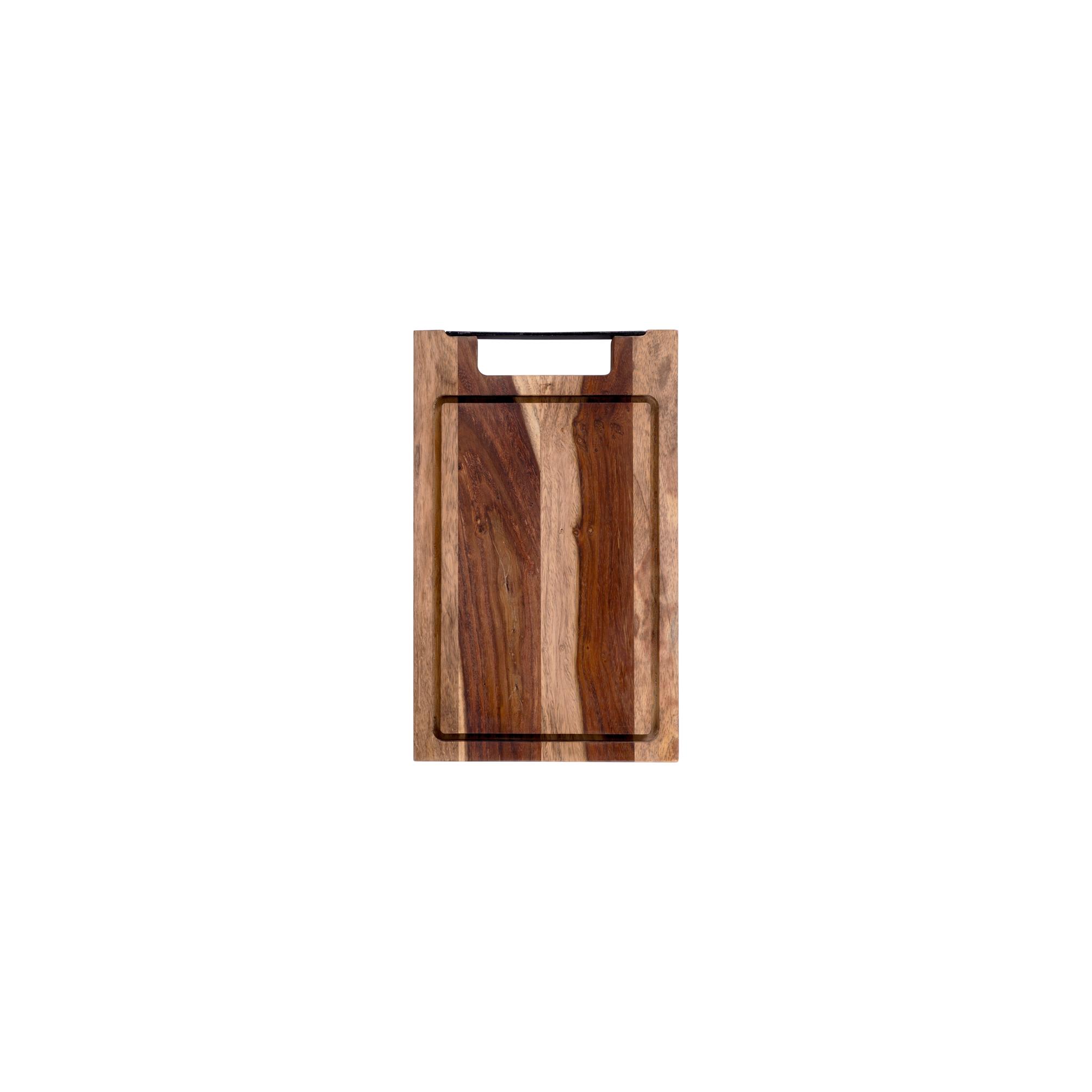Pure Rose Wood Serveerplank recht met sapgoot 32 cm
