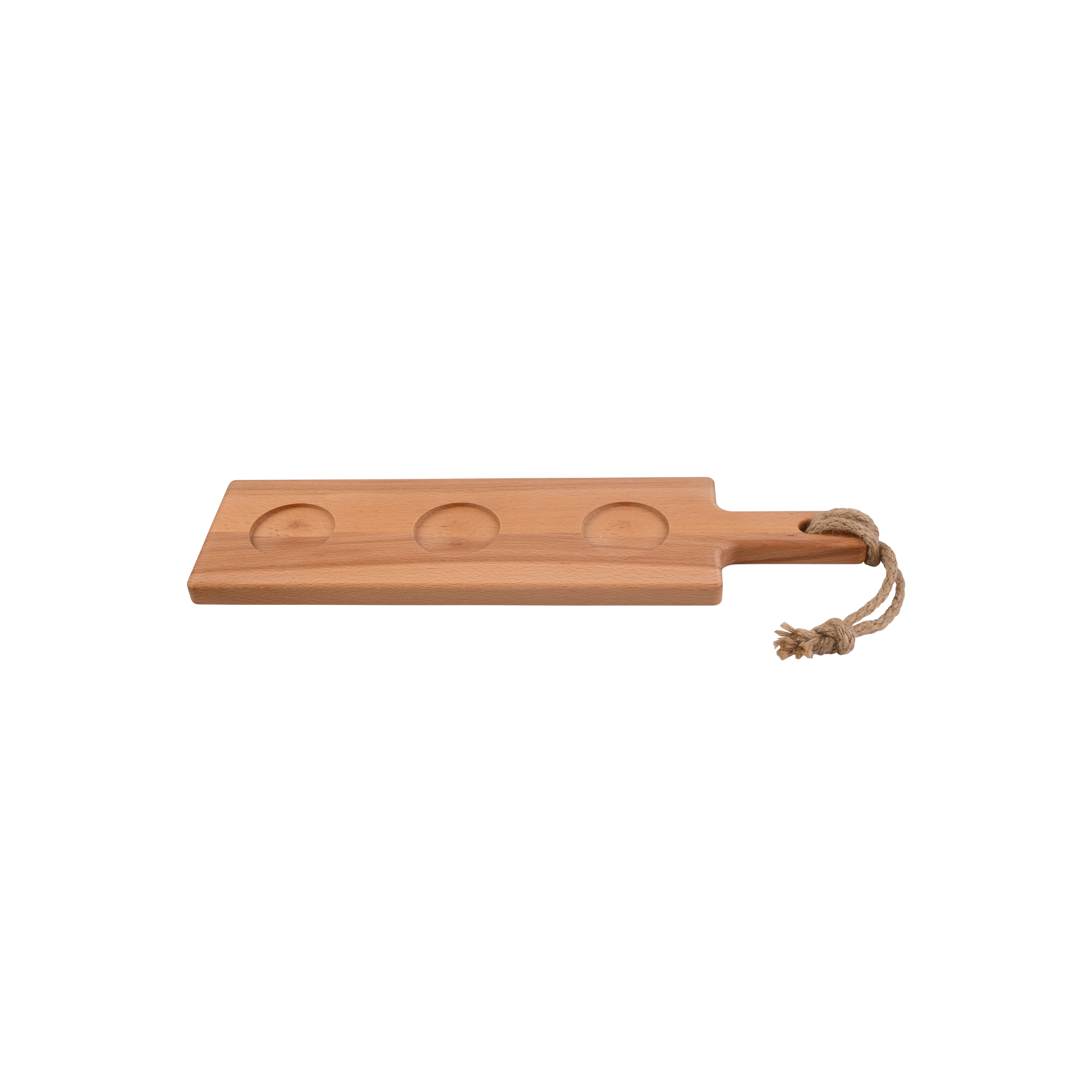 Puur Hout | Beuken 3-vakken serveerplank 46x12,5x2cm