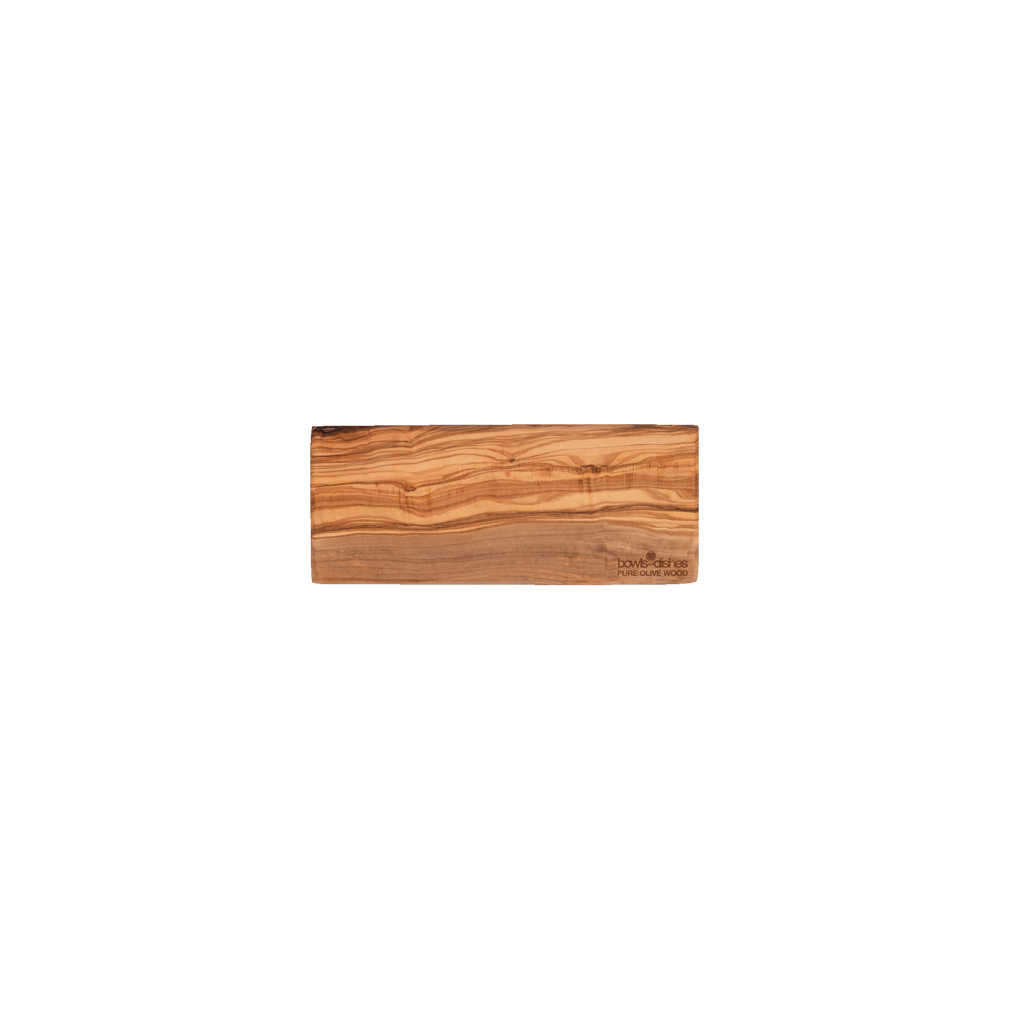 Olijfhouten plank rechthoekig 30 cm dikte 1,5 cm