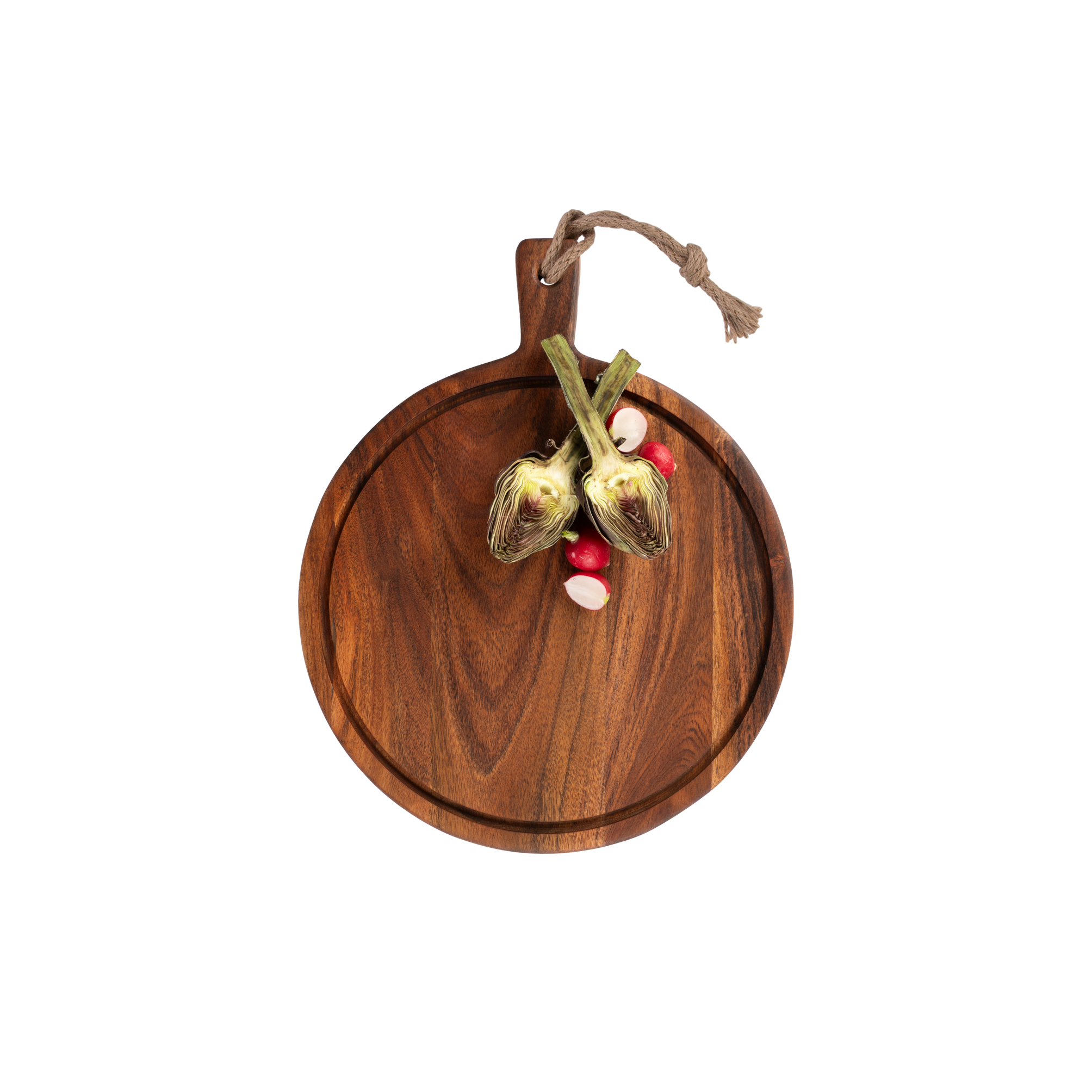 Pure Acacia Wood Serveerplank 34x3.5 cm