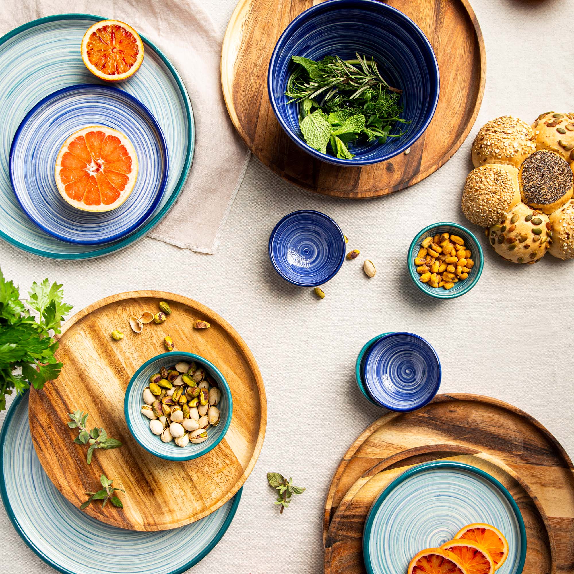 Pure Teak Wood Onderbord Ø 30 x 2 cm