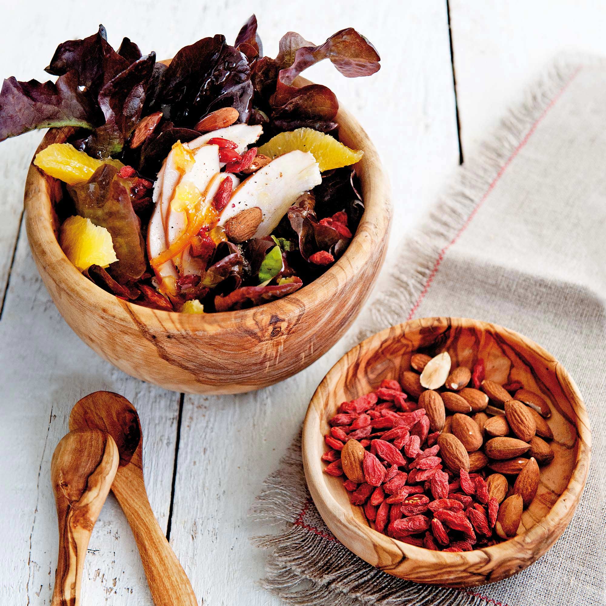 Olijfhouten Tapaslepeltjes (set van 4)