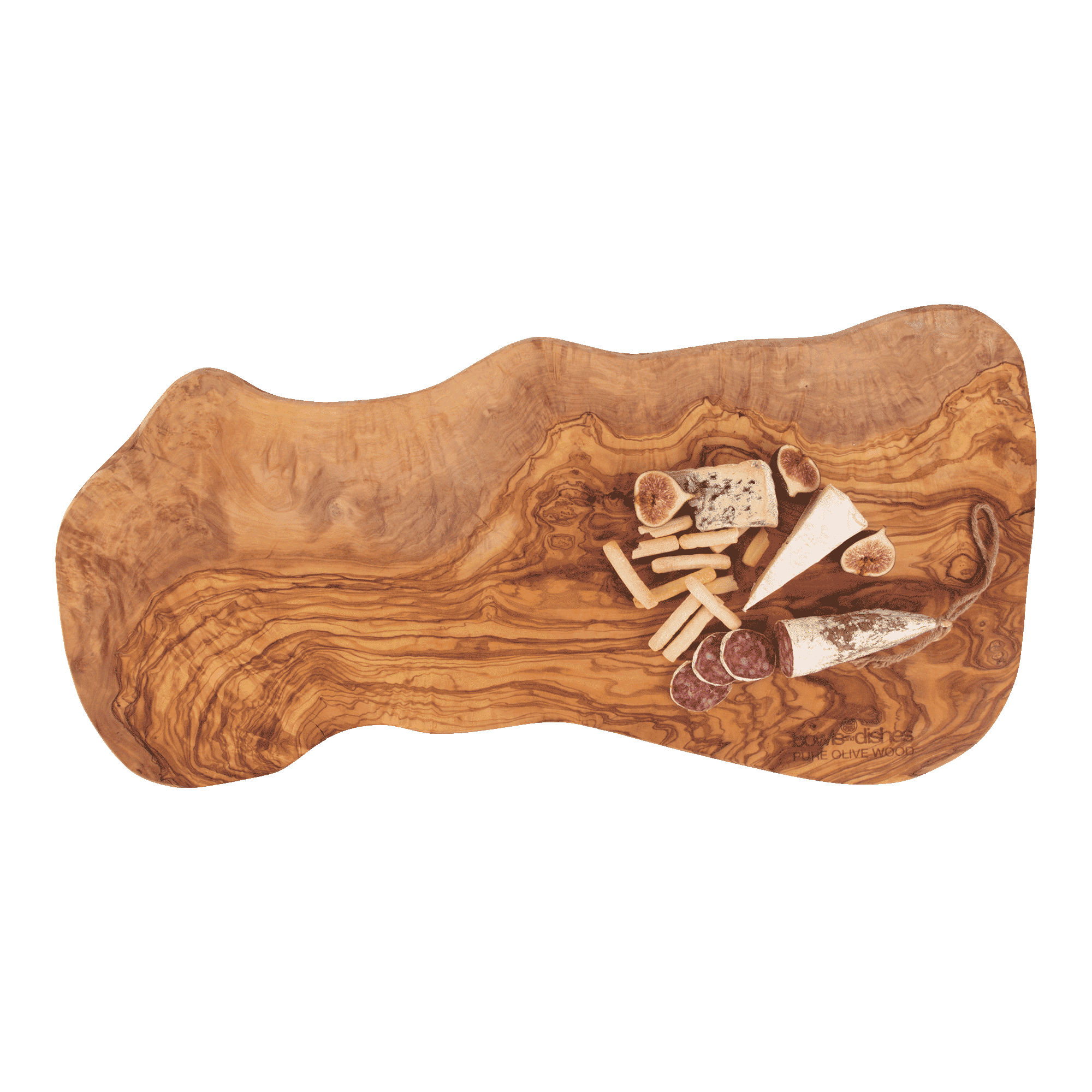 Olijfhouten Buffetplank L 70 - 85 cm