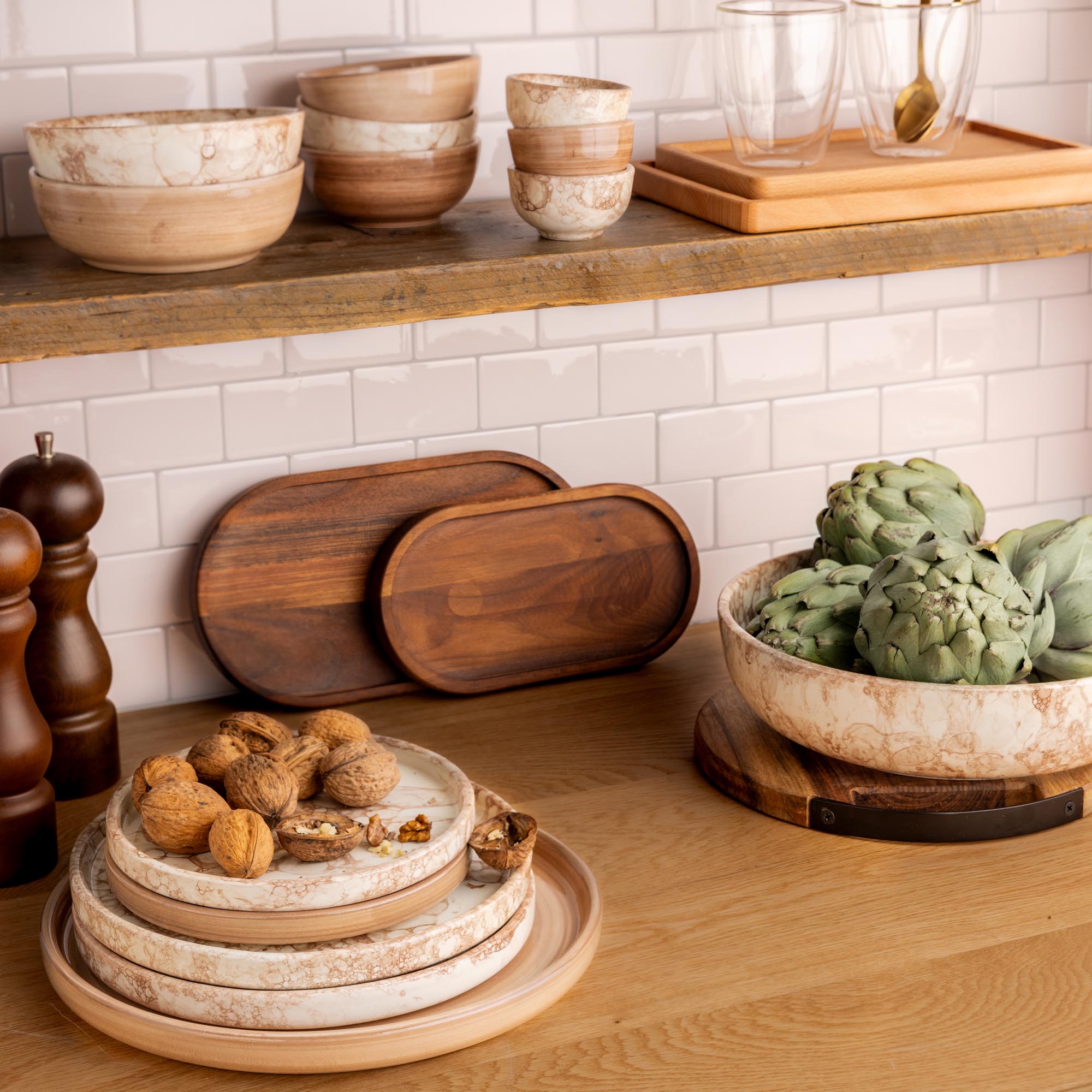 Espuma Schaal 11 cm terra - set 2 pcs