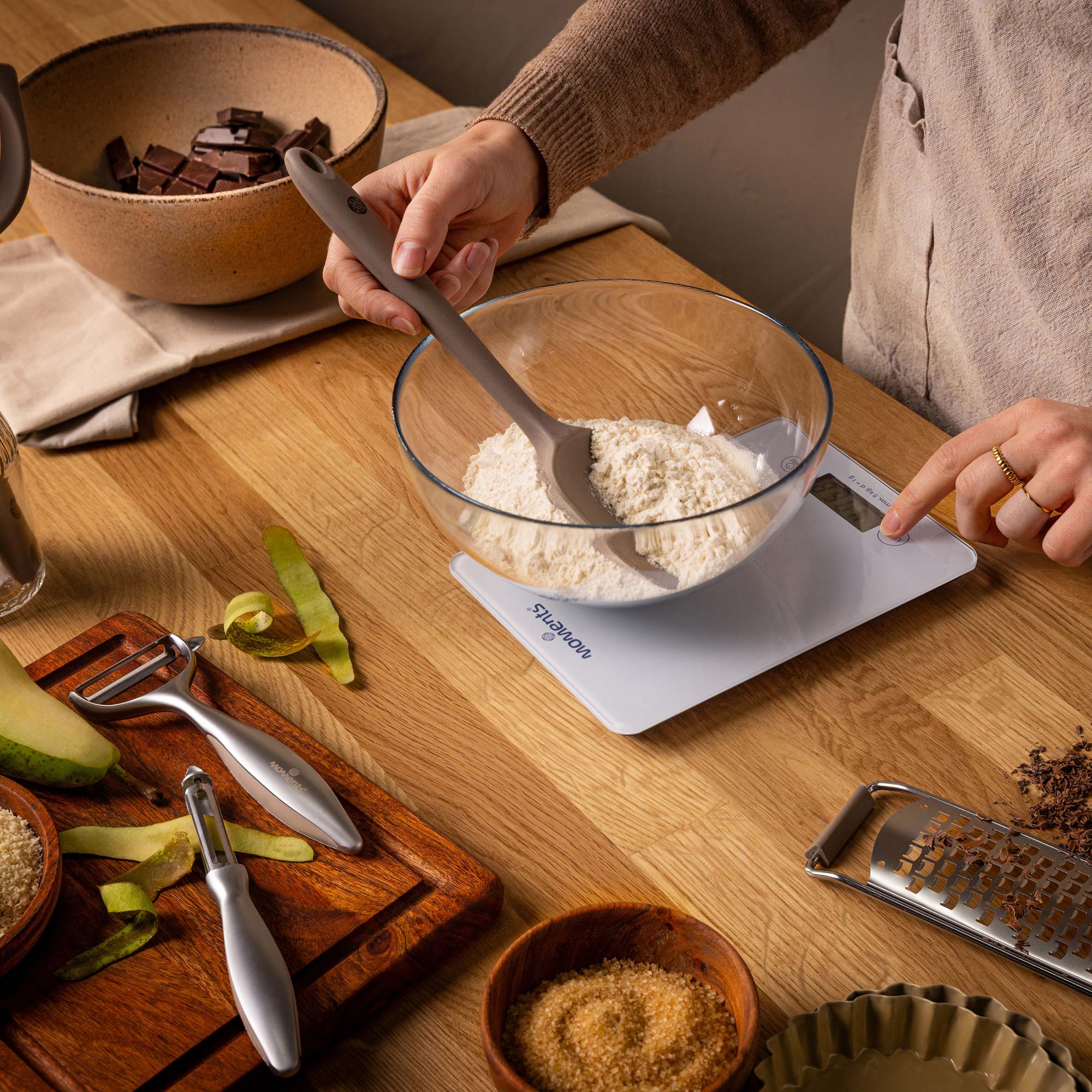 Moments Keukenweegschaal Zwart