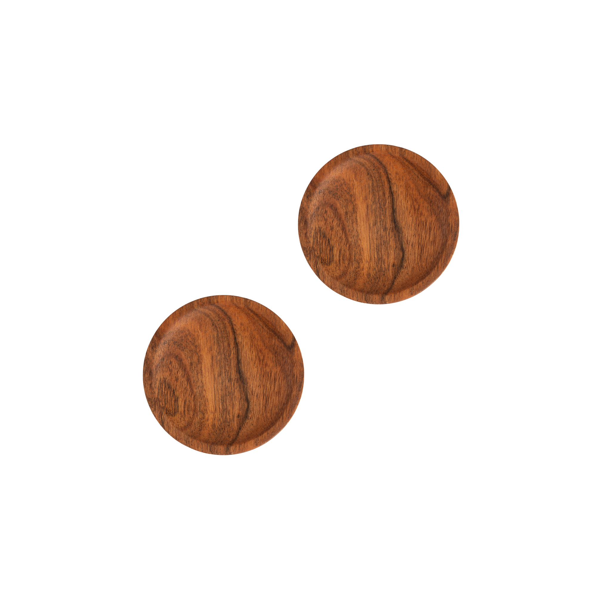Pure Acacia Wood Tapasbordje 10 cm set van 2
