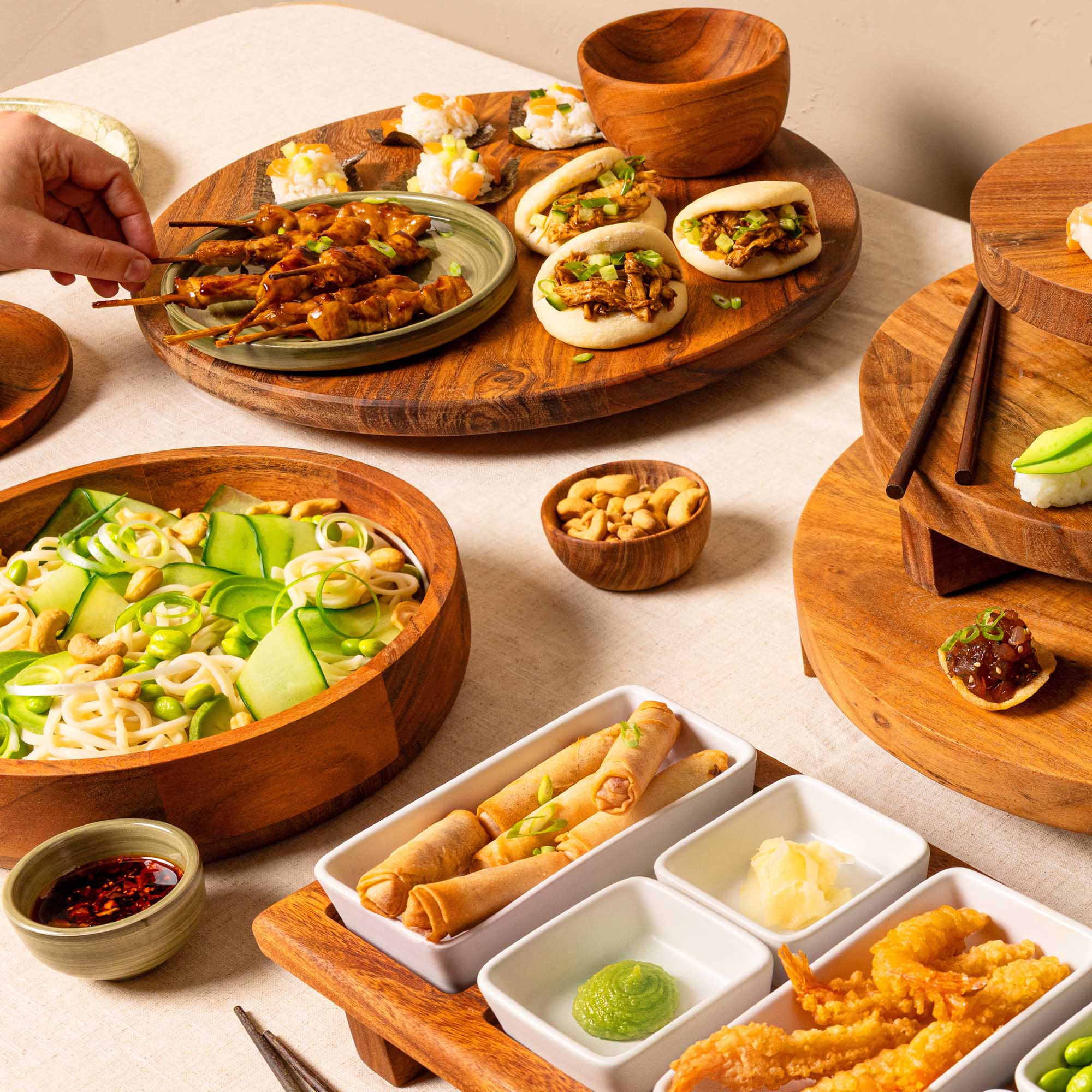 Pure Acacia Wood Schaal 10x5 cm