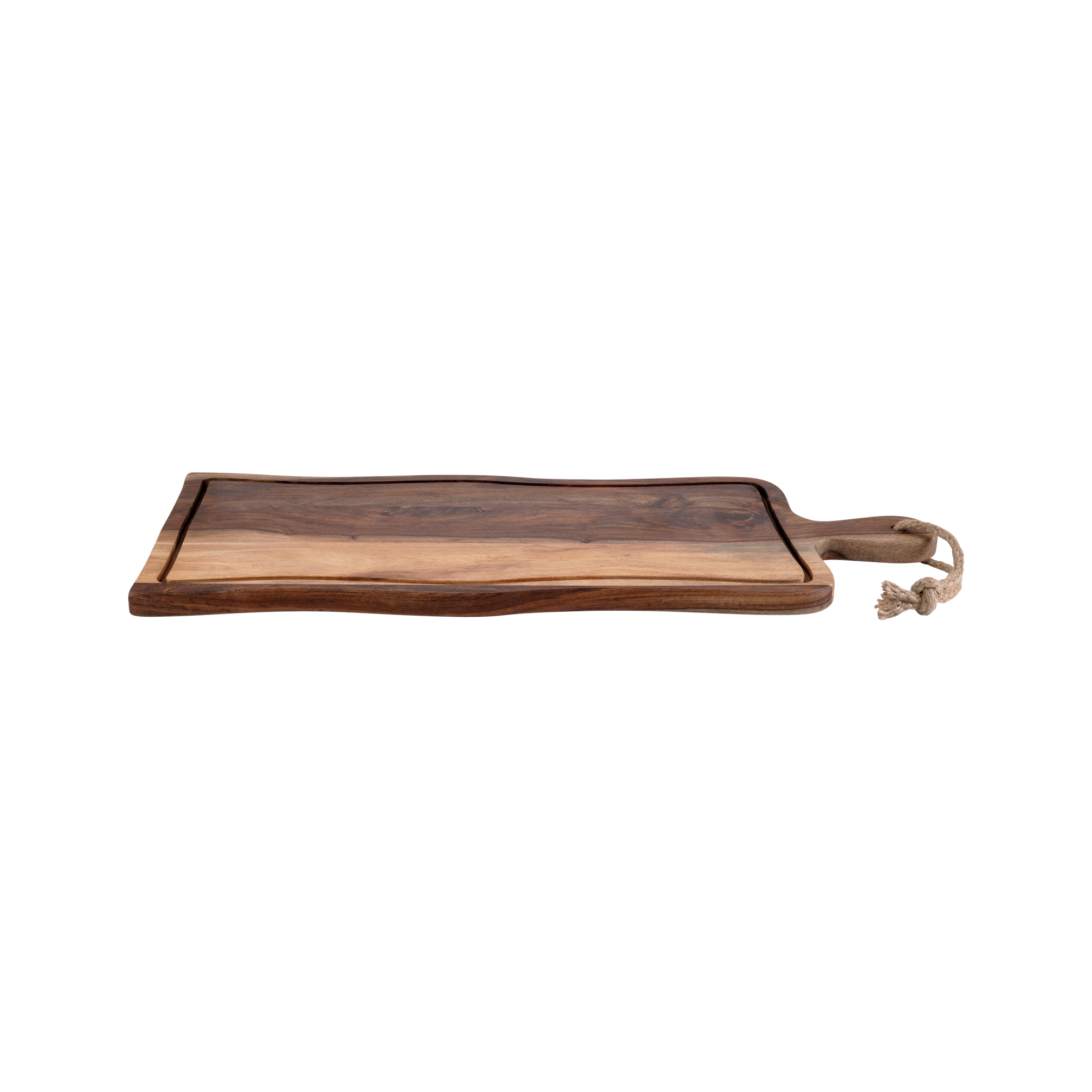 Pure Rose Wood Serveerplank recht met sapgoot 59x23.5 cm