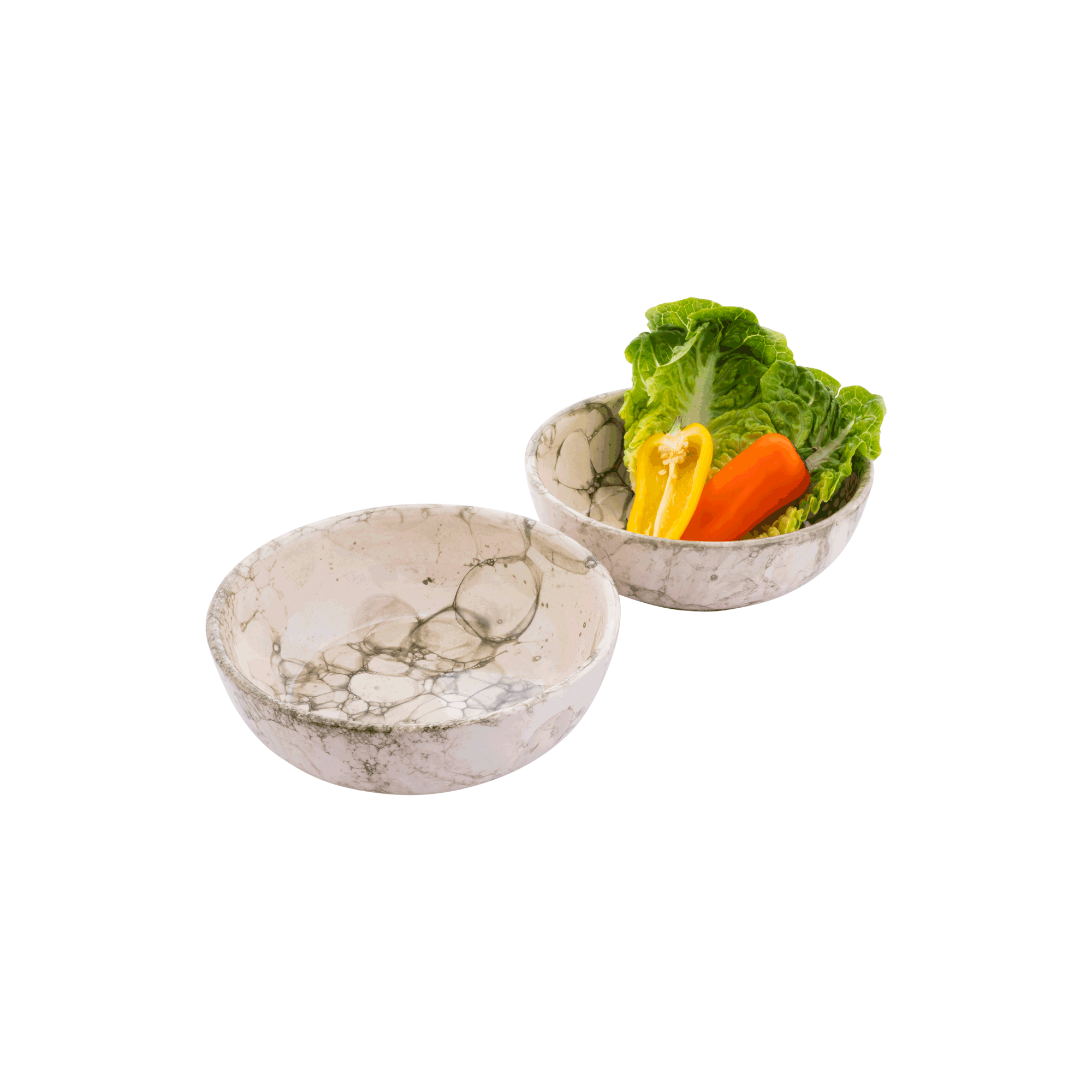 Espuma Schaal 15 cm groen - set 2 pcs