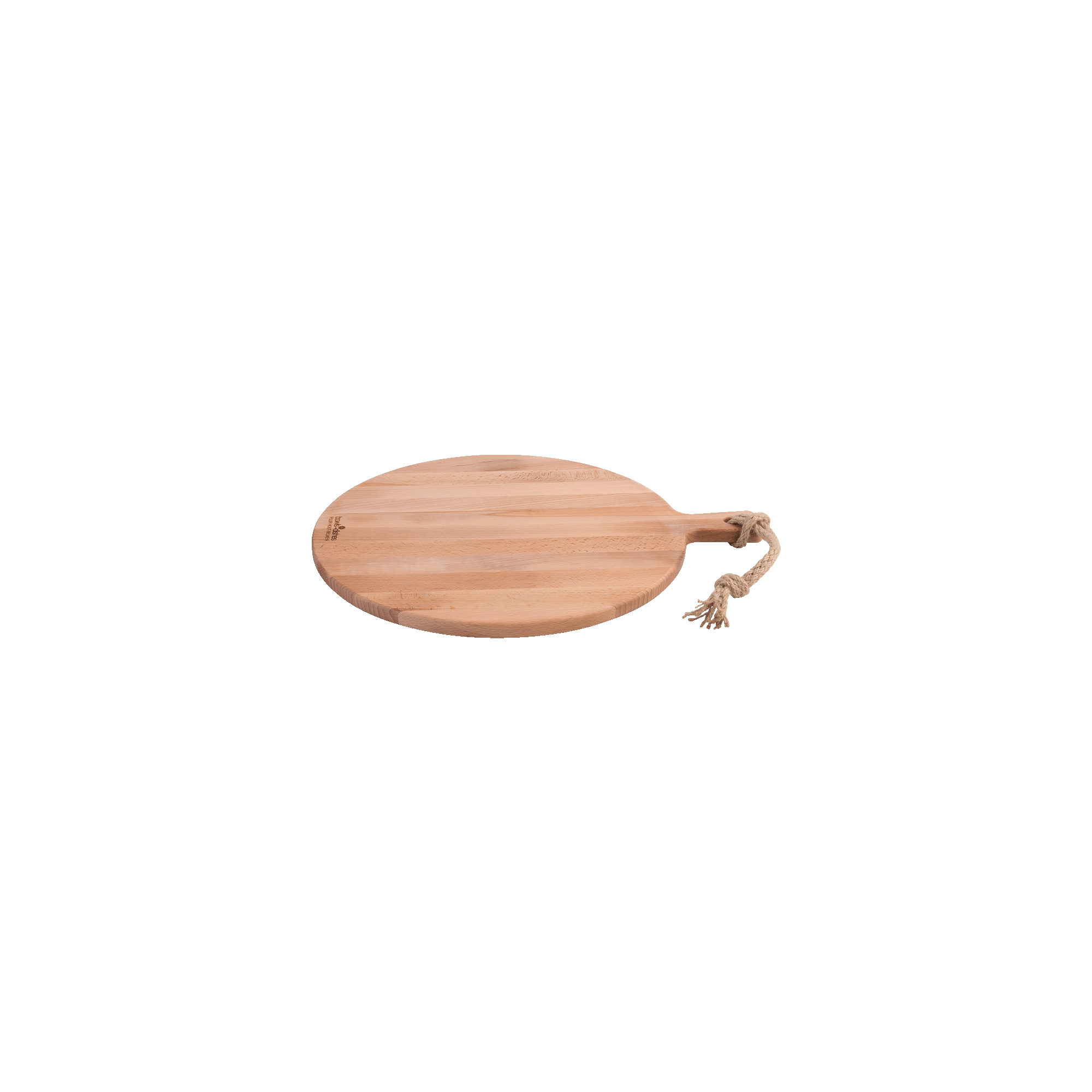 Pure Beech Wood Serving Board round 33 x 2 cm