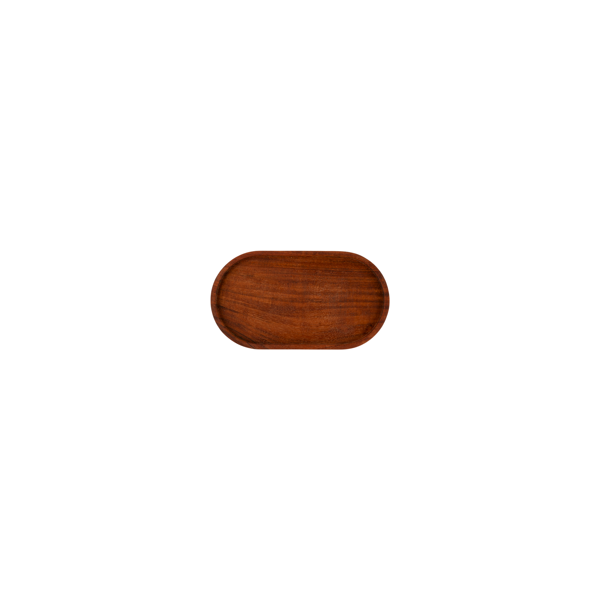 Pure Acacia Wood Serveertray ovaal S 22.5x12 cm