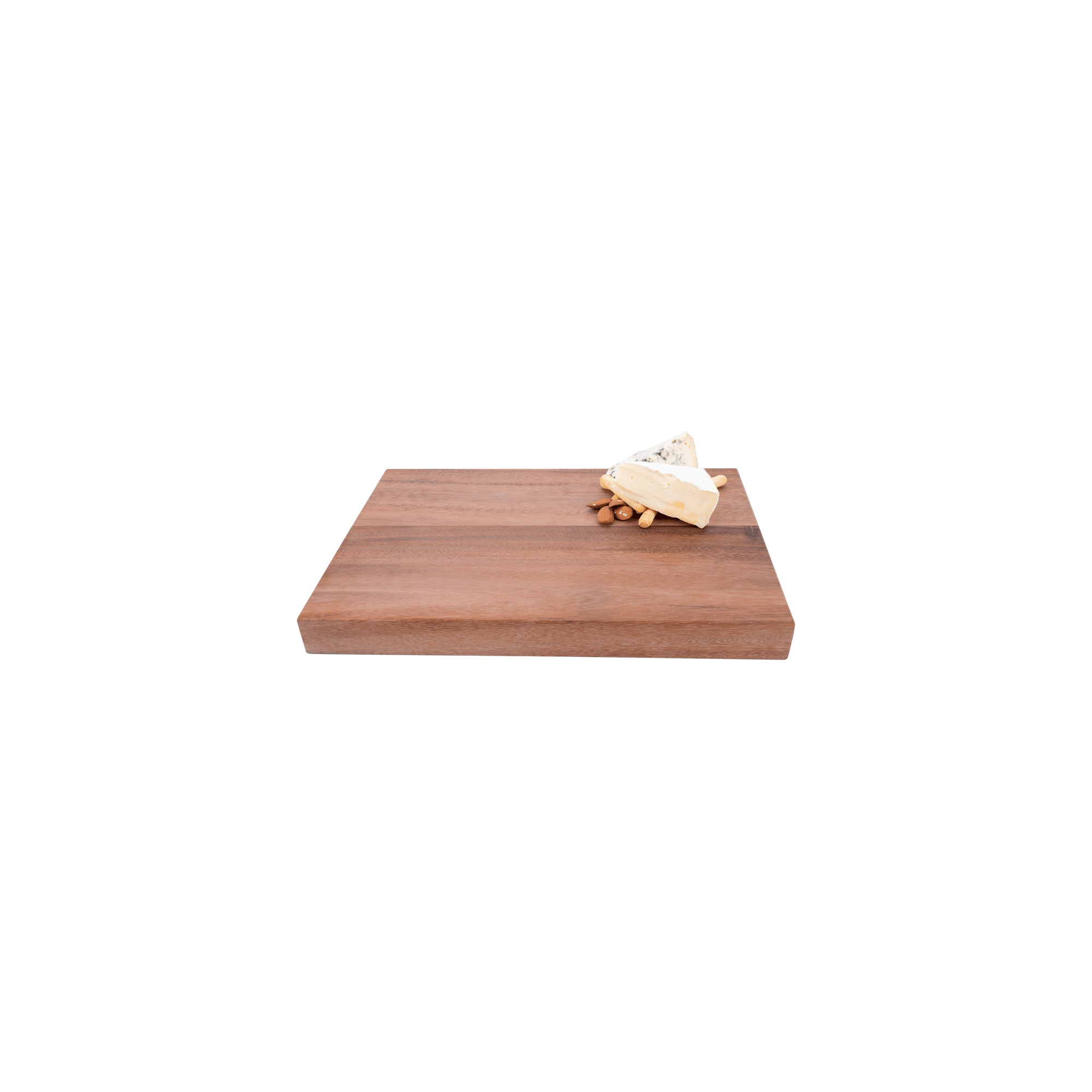 Pure Teak Wood Rechthoekige plank met handgrepen 35x25x3cm