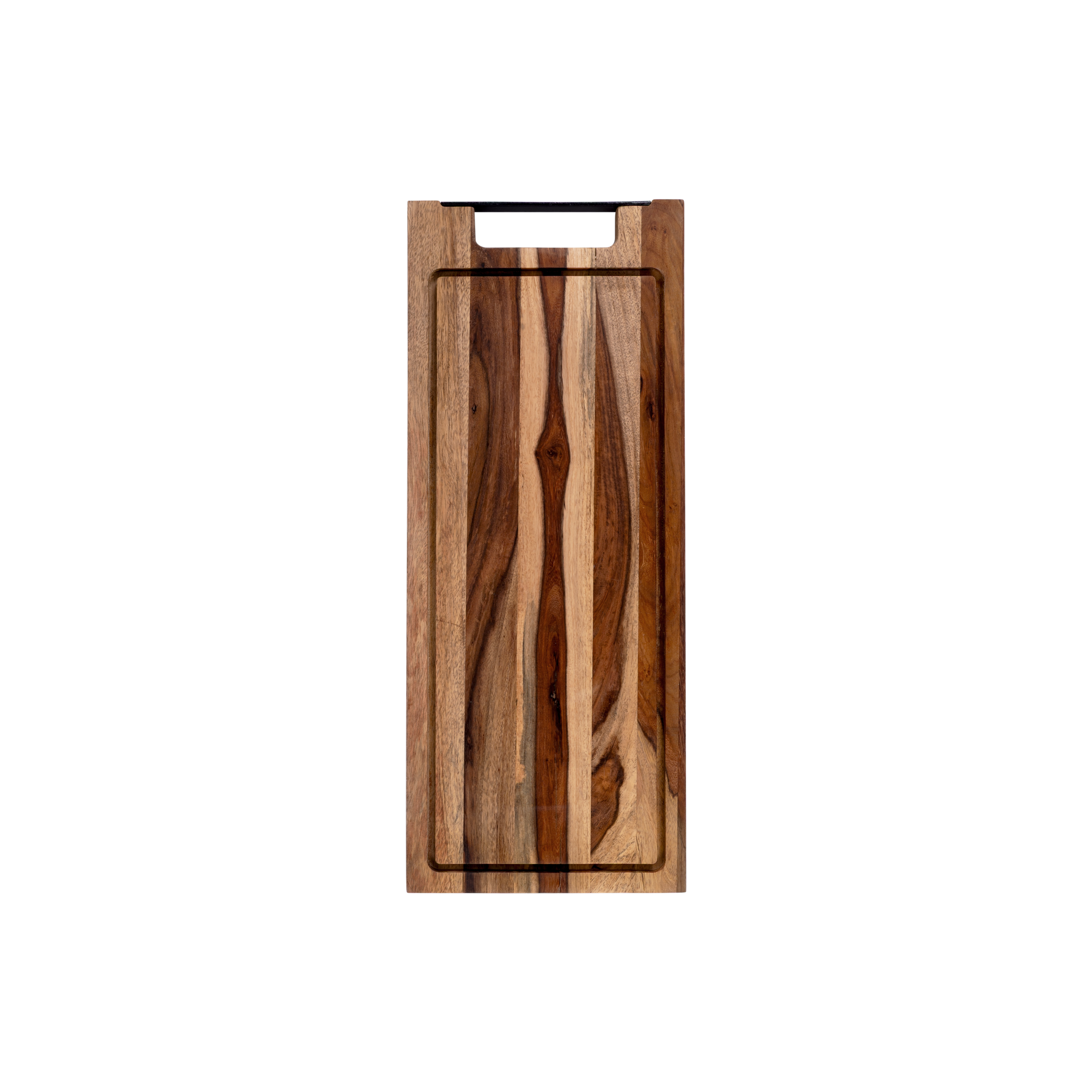 Pure Rose Wood Serveerplank recht met sapgoot 49 cm