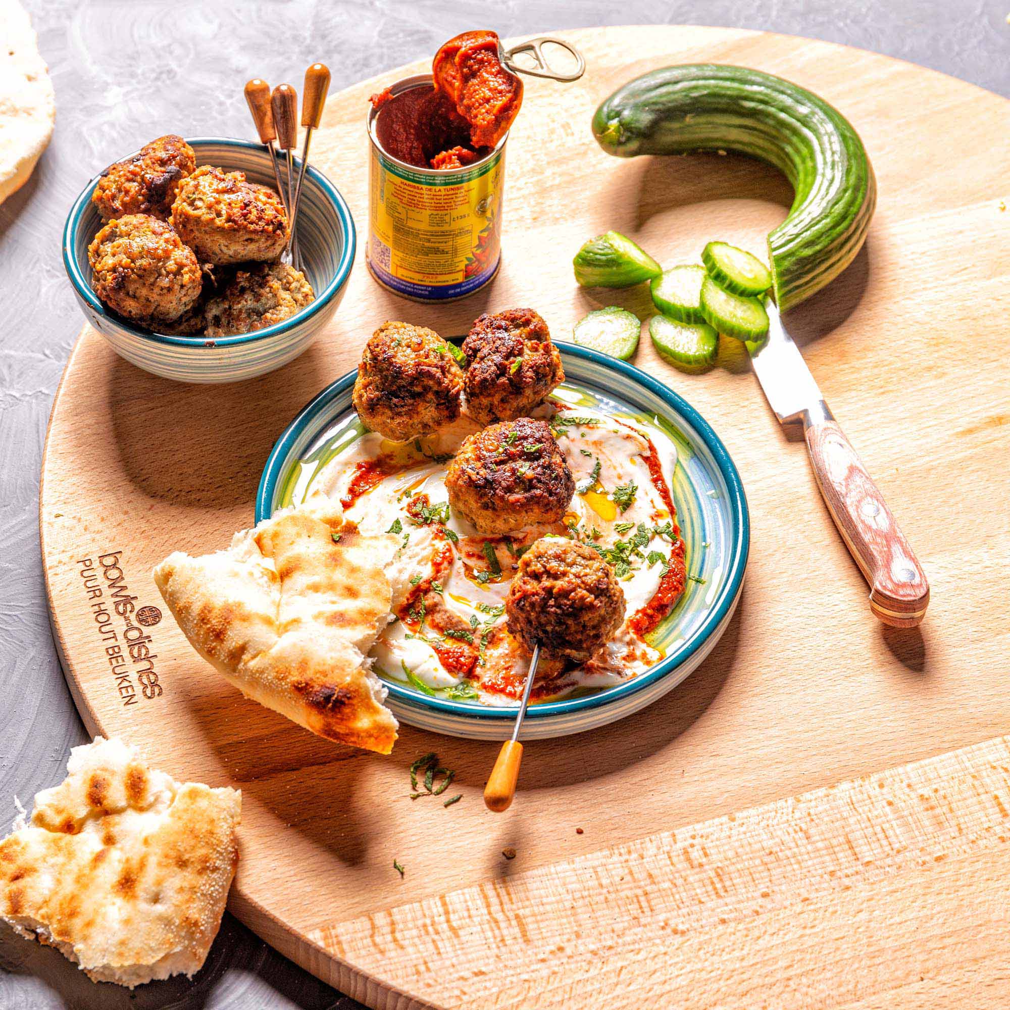 Puur Hout | Beuken Serveerplank rond Ø 45 x 2 cm