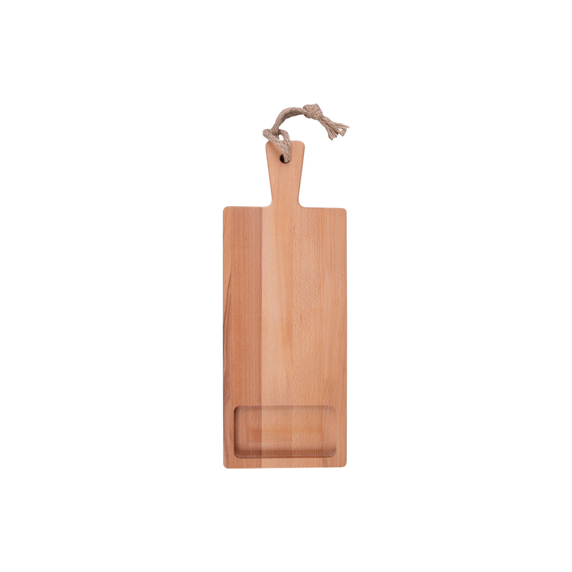 Pure Beech Wood Food Board 49 cm 1 small cutout