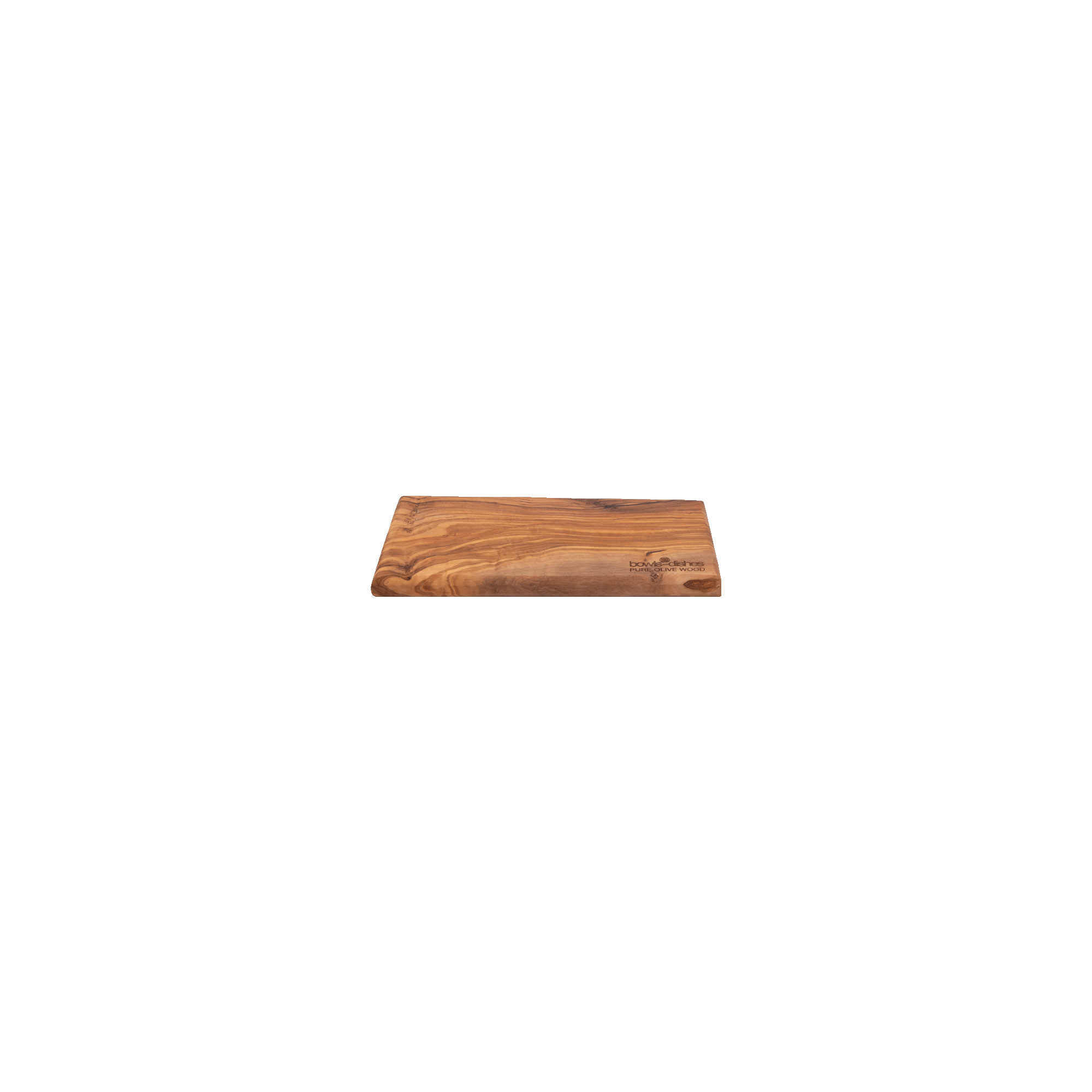 Olijfhouten plank rechthoekig 25 cm dikte 1,5 cm