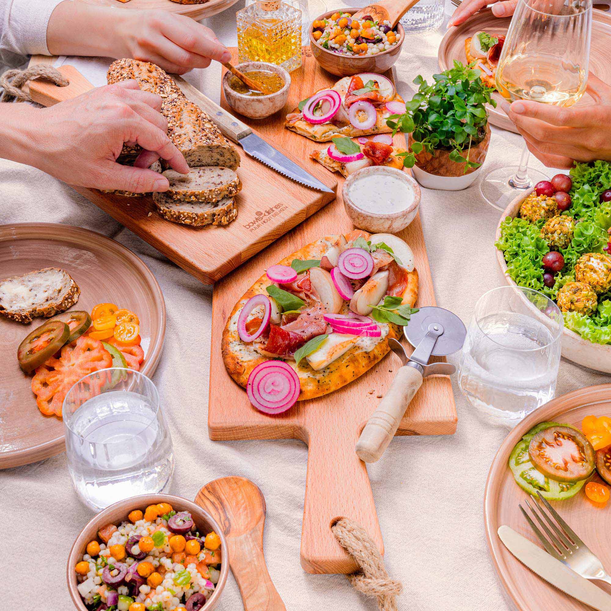 Puur Hout | Beuken Serveerplank 39 x 20 x 2 cm