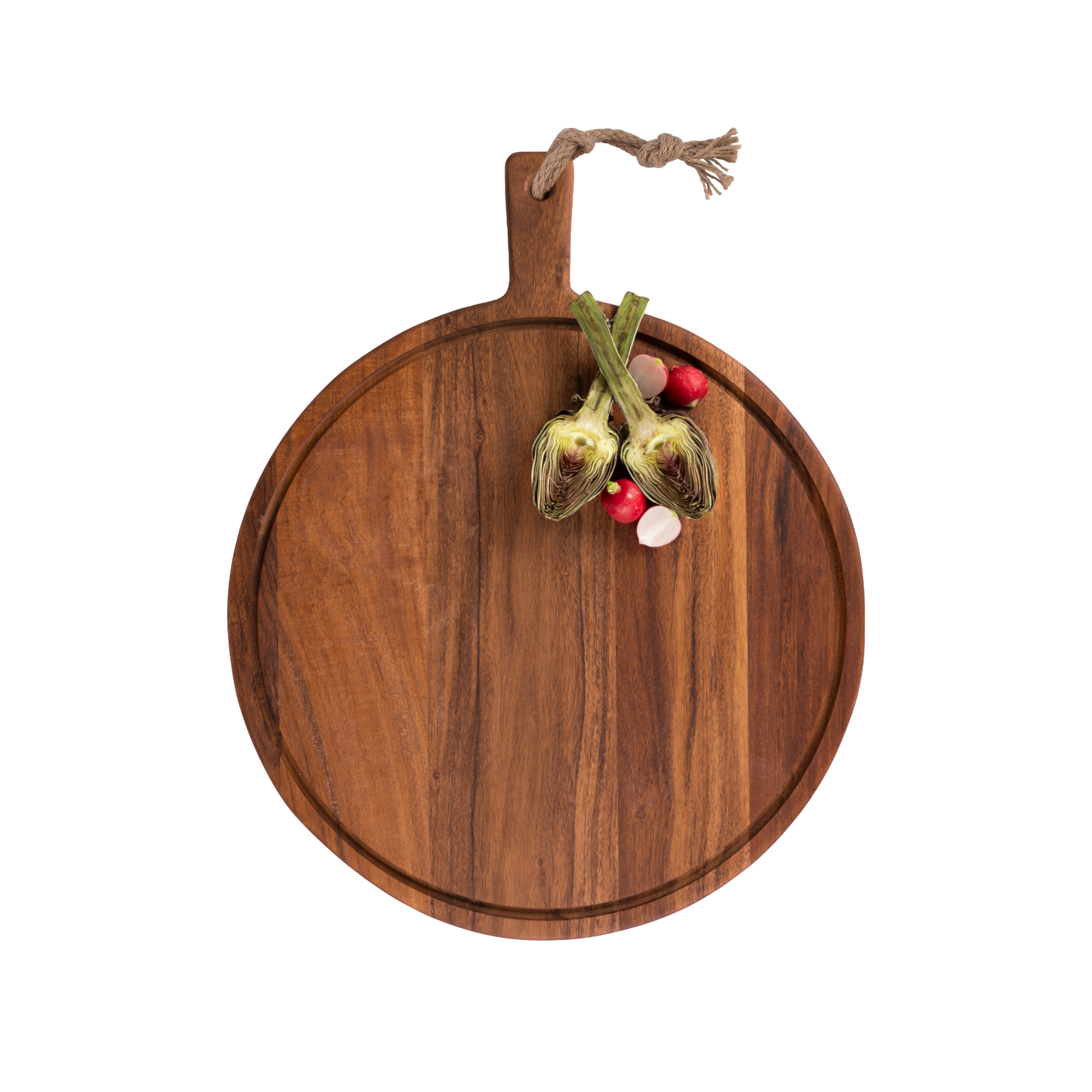 Pure Acacia Wood Serveerplank 44x3.5 cm