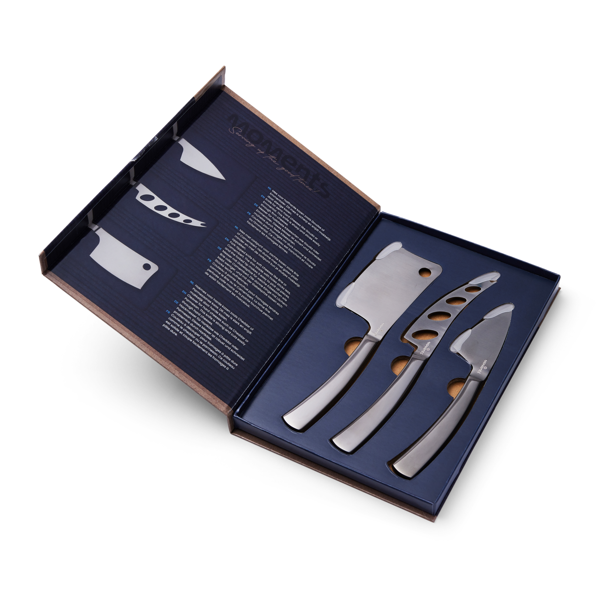 Moments Kaasmessen Titanium set van 3