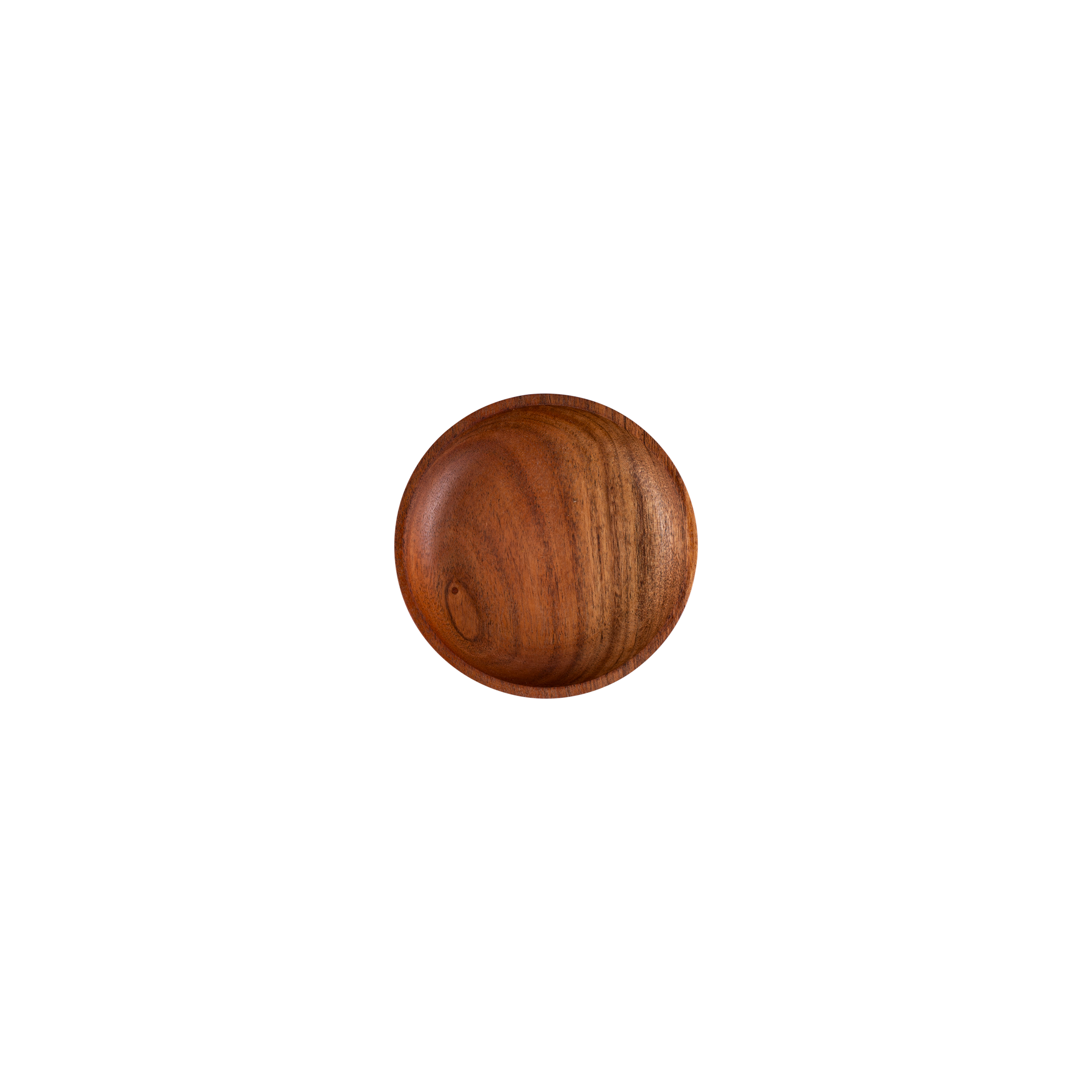 Pure Acacia Wood Schaal laag 14x2.5 cm