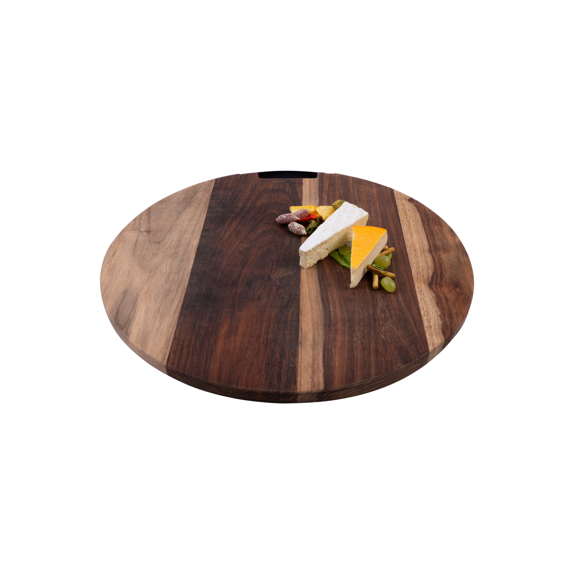 Pure Rose Wood Serveerplank rond 1 metalen handvat Ø 50 cm