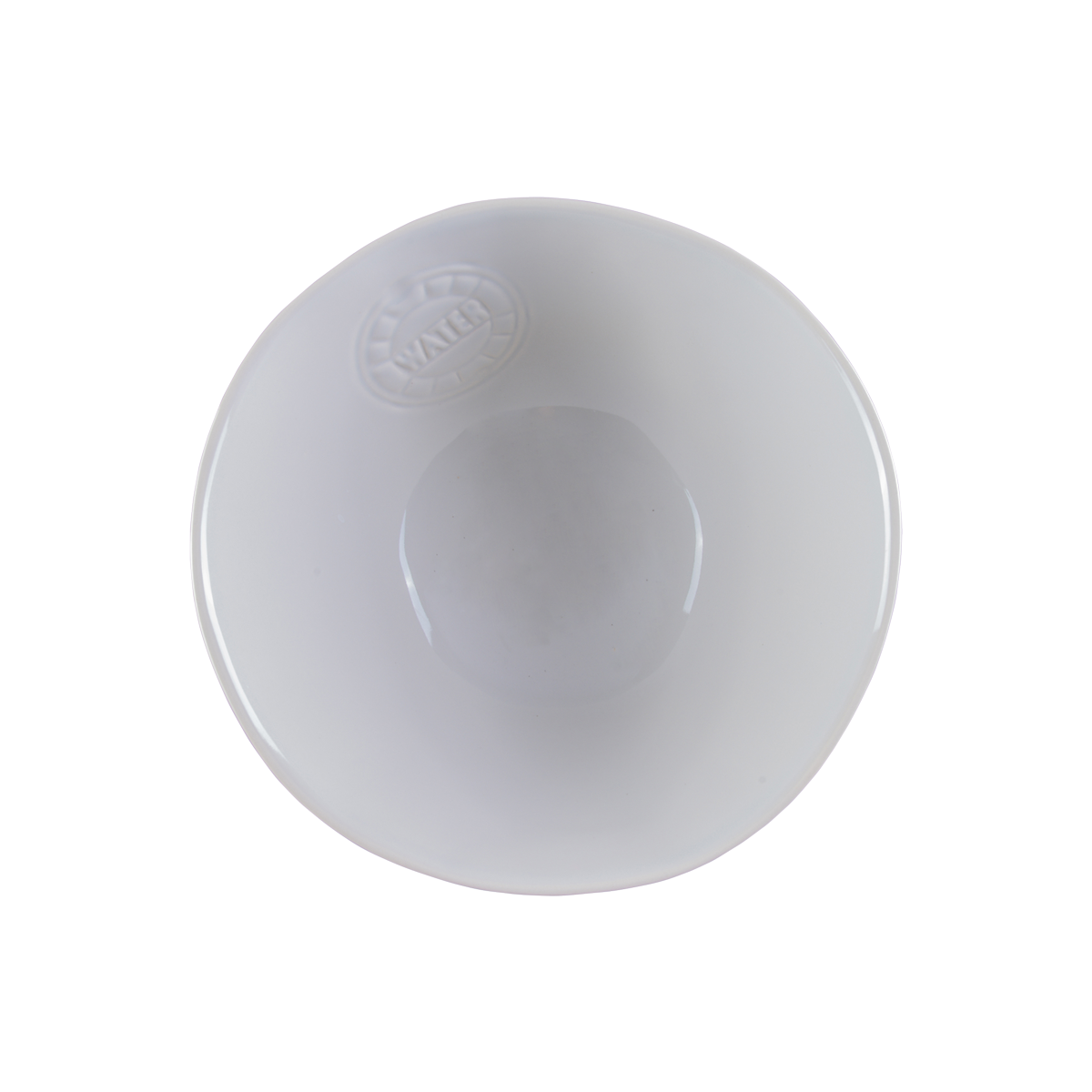 WateR Saladeschaal hoog 26 cm kiezelgrijs