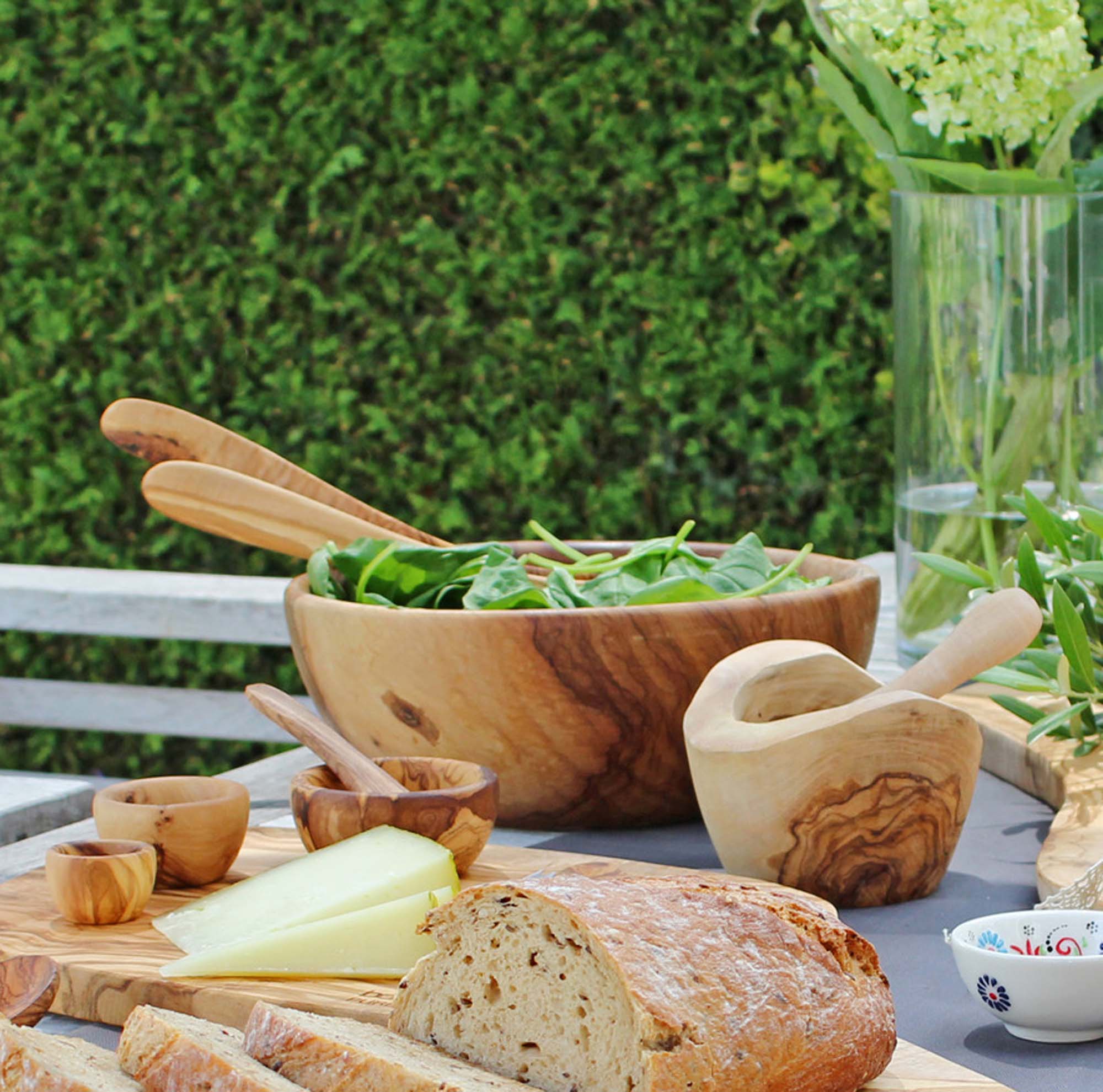 Olijfhouten Schaal Ø 20 cm