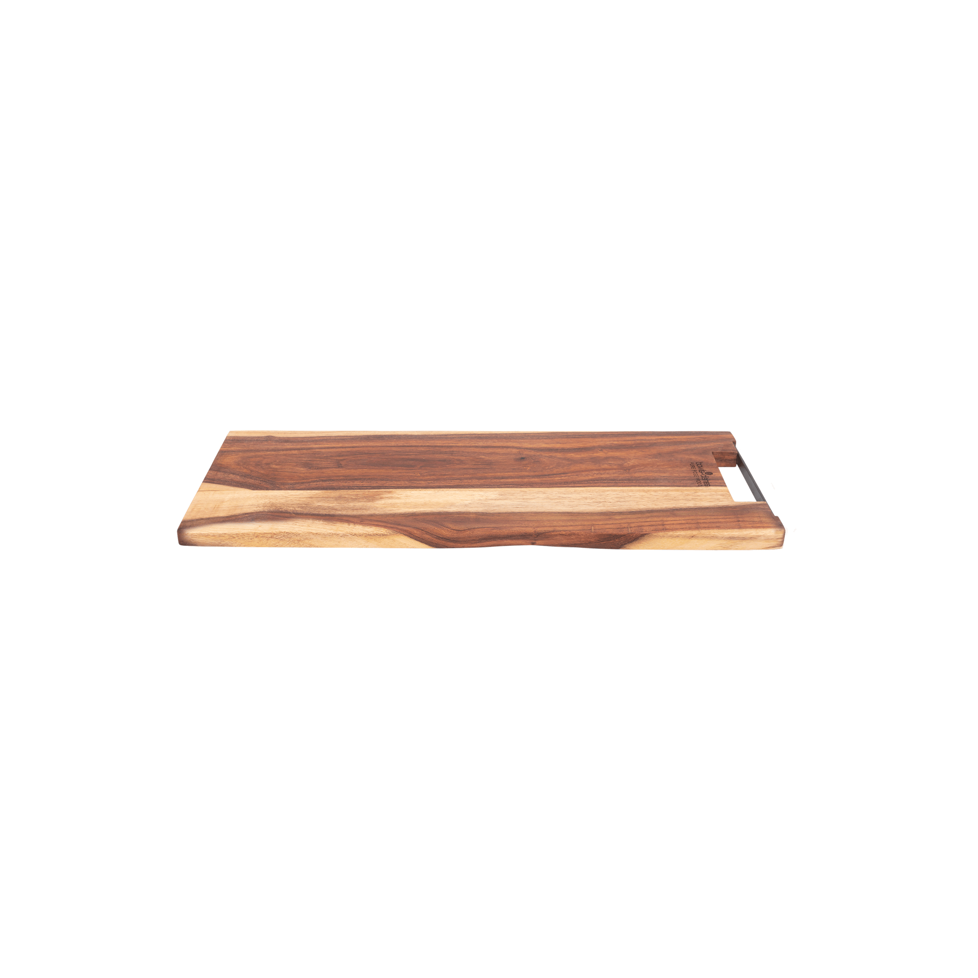 Pure Rose Wood Serveerplank recht met metalen handvat 49 cm