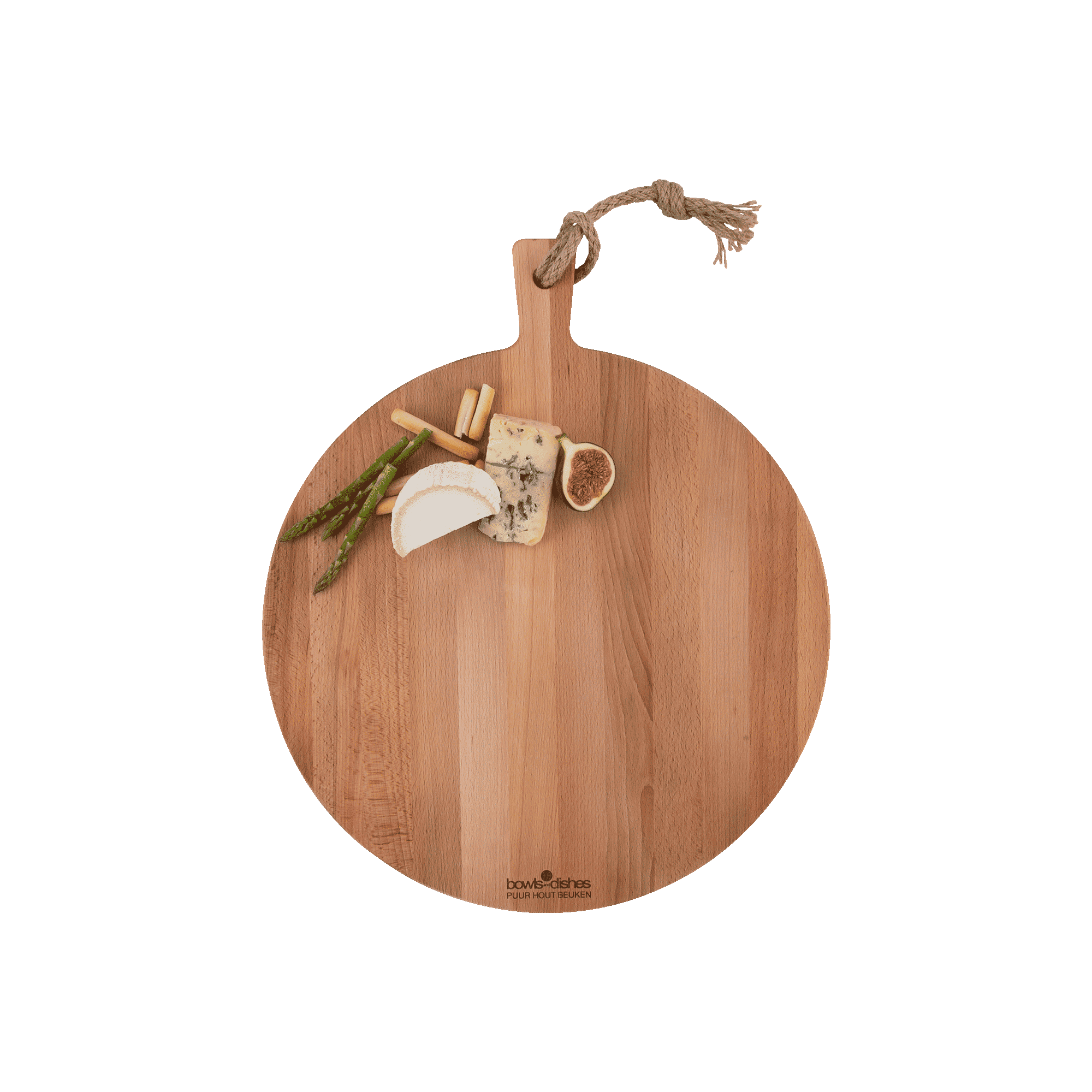 Puur Hout | Beuken Serveerplank rond Ø 40 x 2 cm